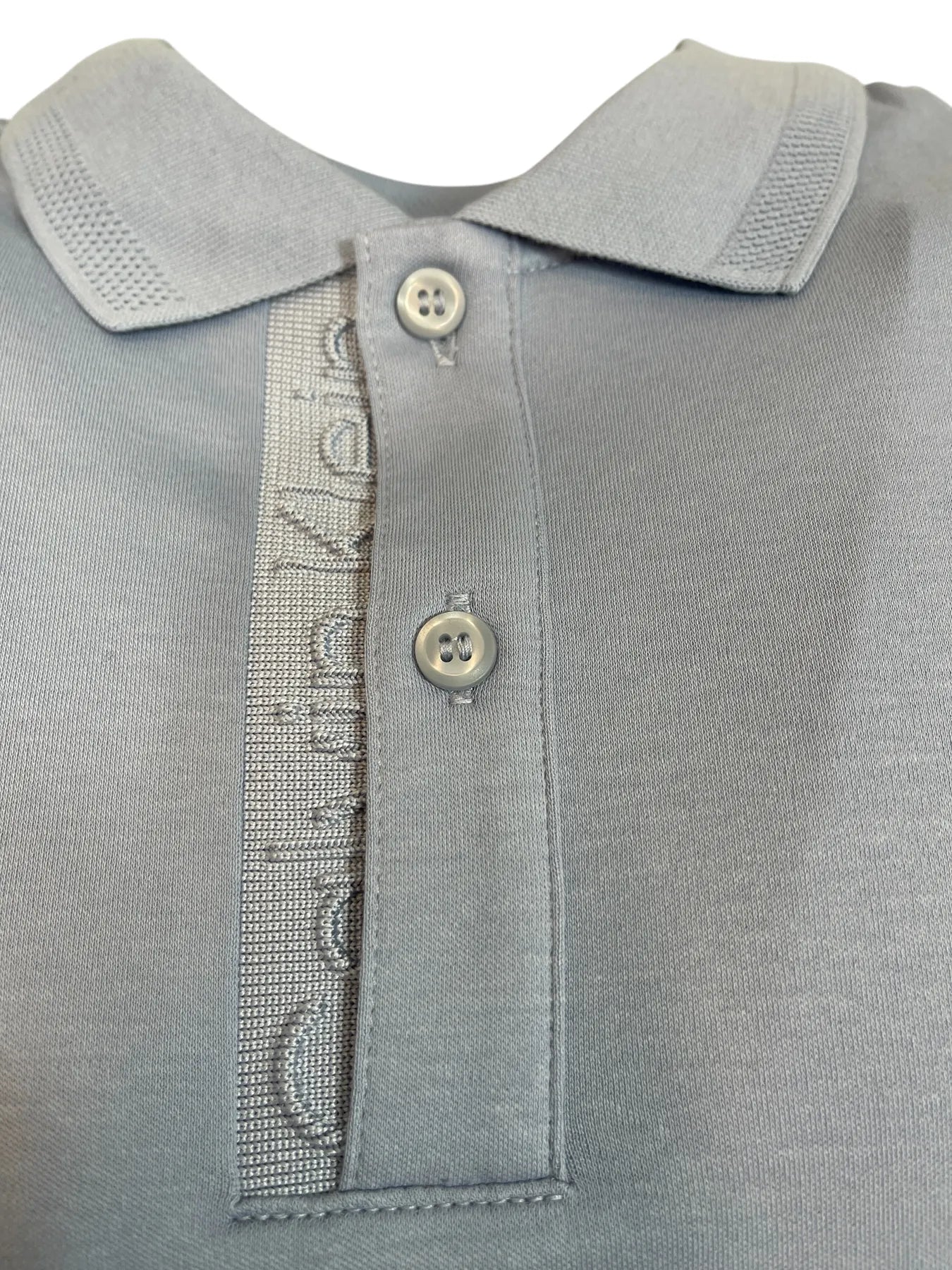 CALVIN KLEIN 
                
                                            K10K114135 LIQUID TOUCH TEXTURE COLLAR POLO HERREN POLO-SHIRT BLUE