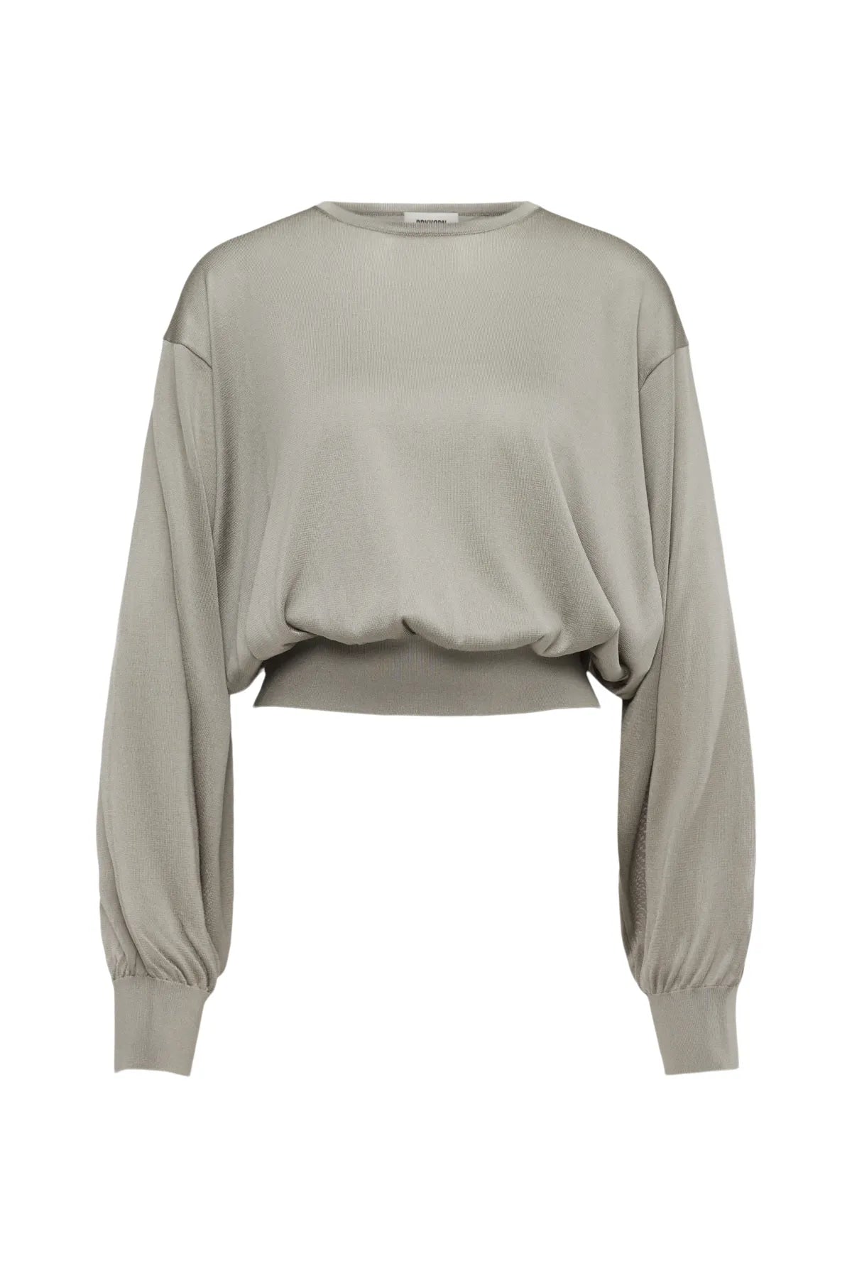 DRYKORN 420136 TALOMINA 10 Feinstrick  Pullover Cropped Braun 1714