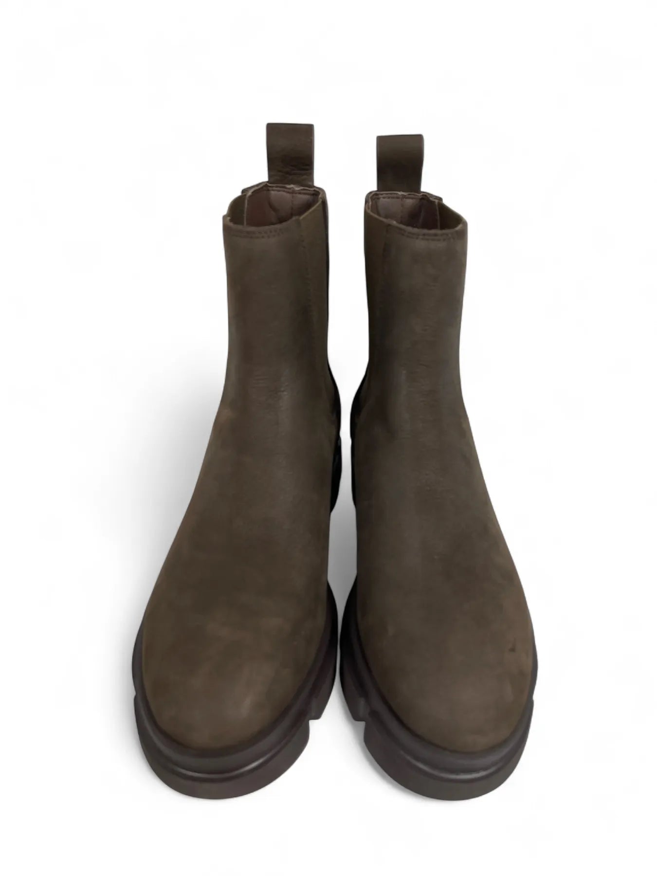 COPENHAGEN CPH570 NABUK  DAMEN STIEFELETTE CHELSEA BOOTS CHOCOLATE