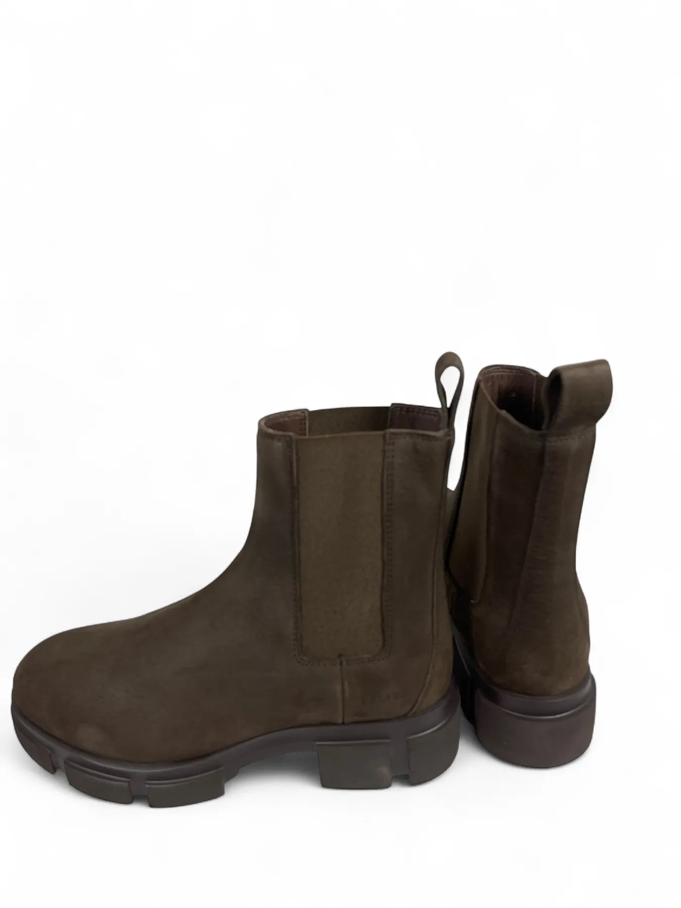 COPENHAGEN CPH570 NABUK  DAMEN STIEFELETTE CHELSEA BOOTS CHOCOLATE