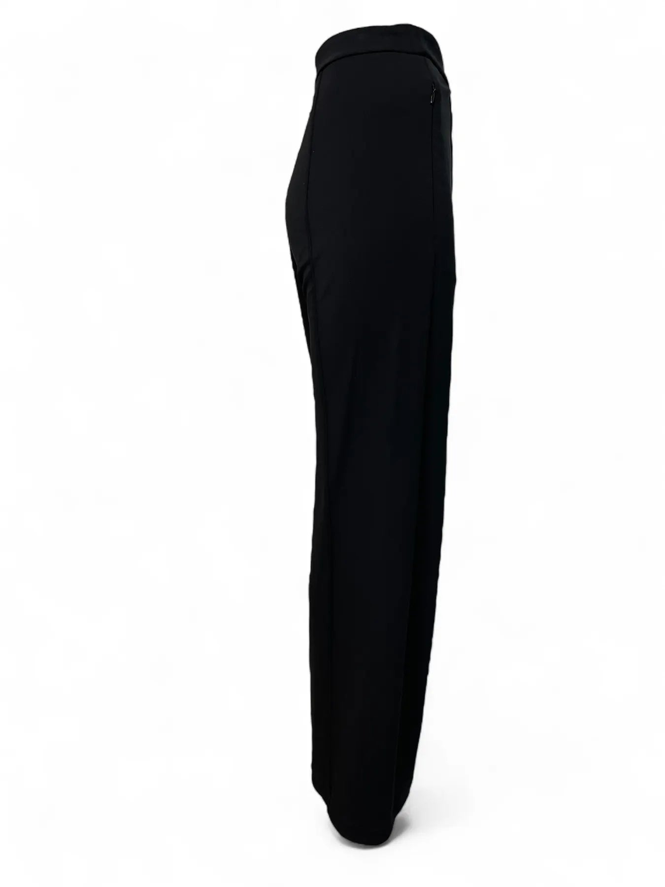 ULI SCHNEIDER 51344  Marlene Hose Micro Jersey Tuck Pants Black.