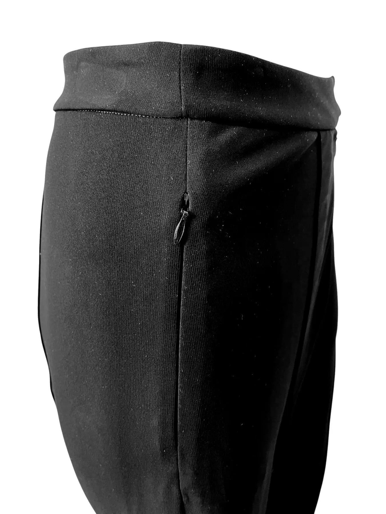 ULI SCHNEIDER 51344  Marlene Hose Micro Jersey Tuck Pants Black.