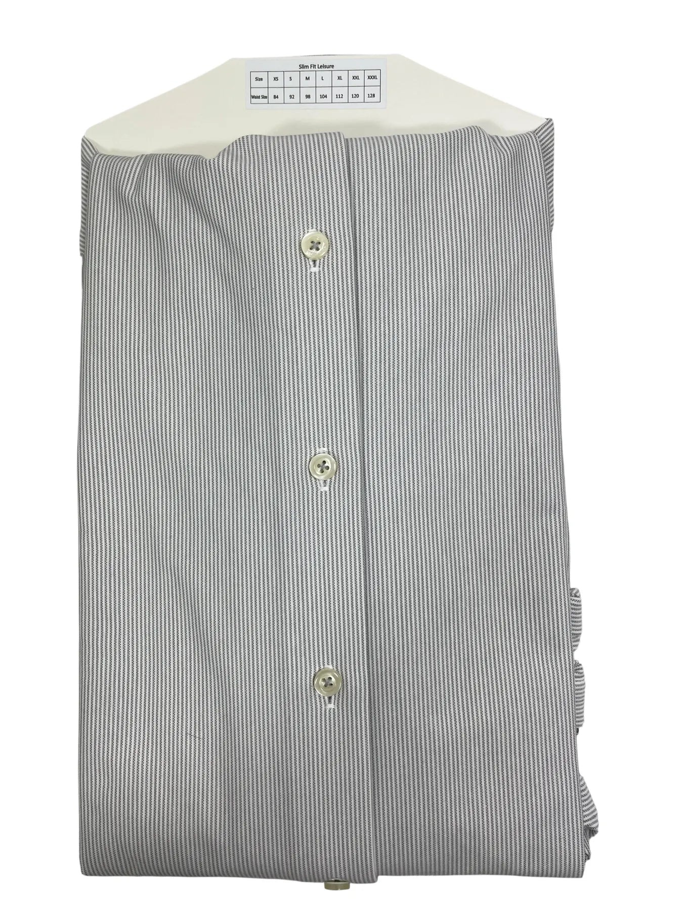 fakts 6375 Shirt Slim Fit Leisure 
                
                    Herren Hemd Grey Stripes 6375