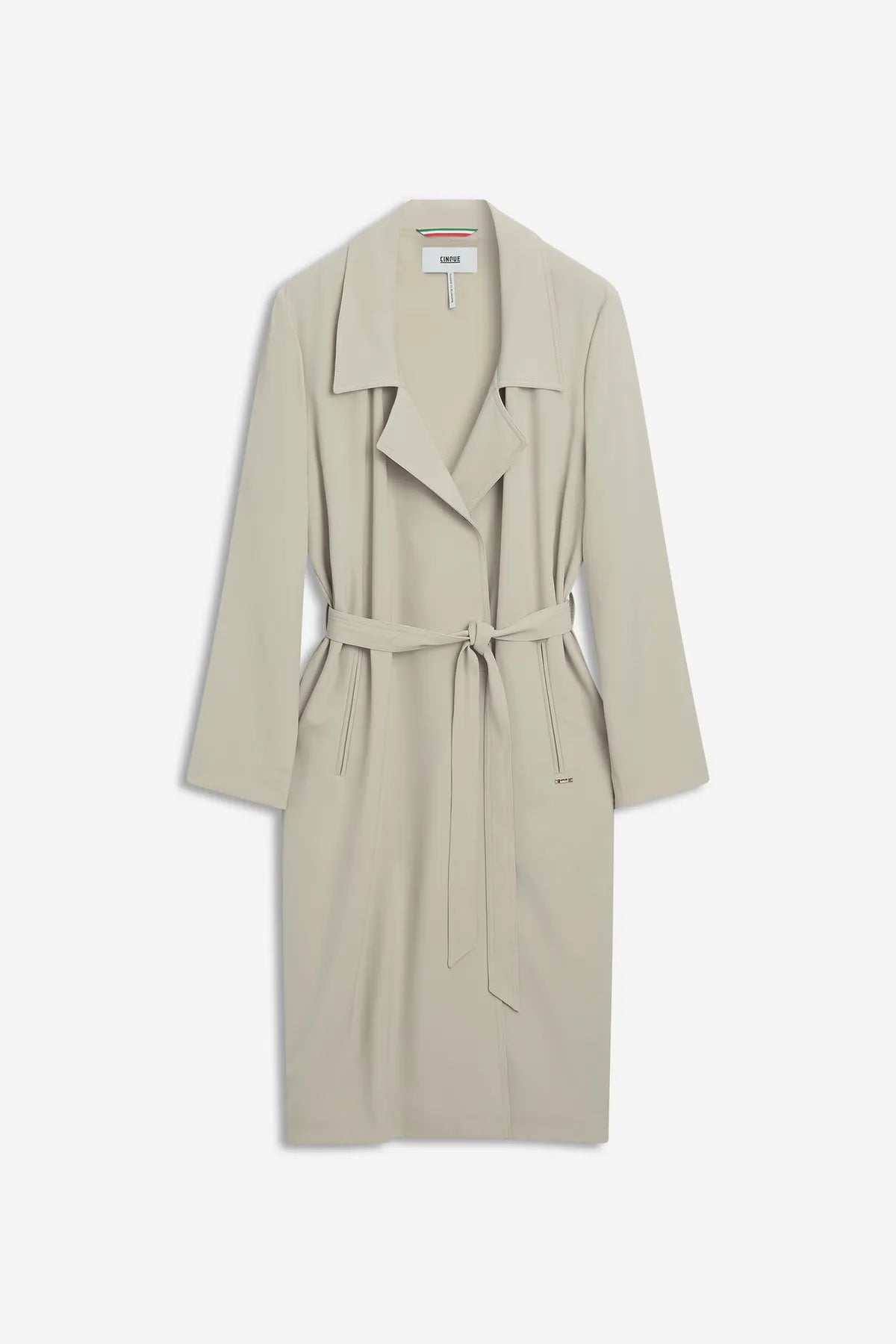 CINQUE 13156227 CIZOTT SOMMERMANTEL CREMEWEISS