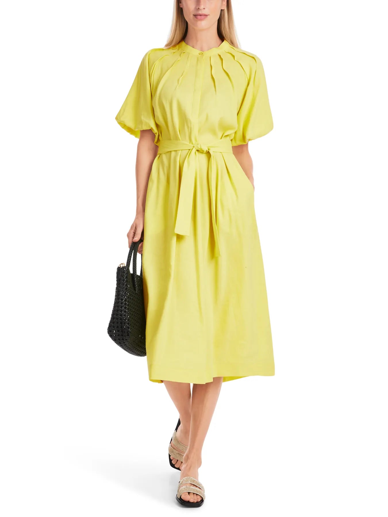 MARC CAIN 
                
                                            YC 21.48 W70 Kleid mit Falten Gelb