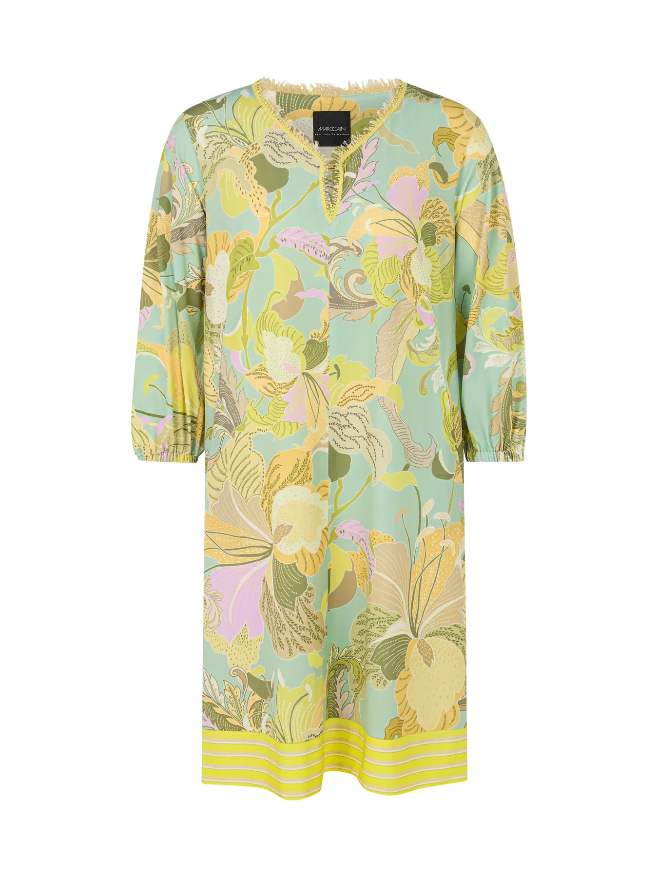 MARC CAINYC 21.51 J38  Tunikakleid mit Print Gelb