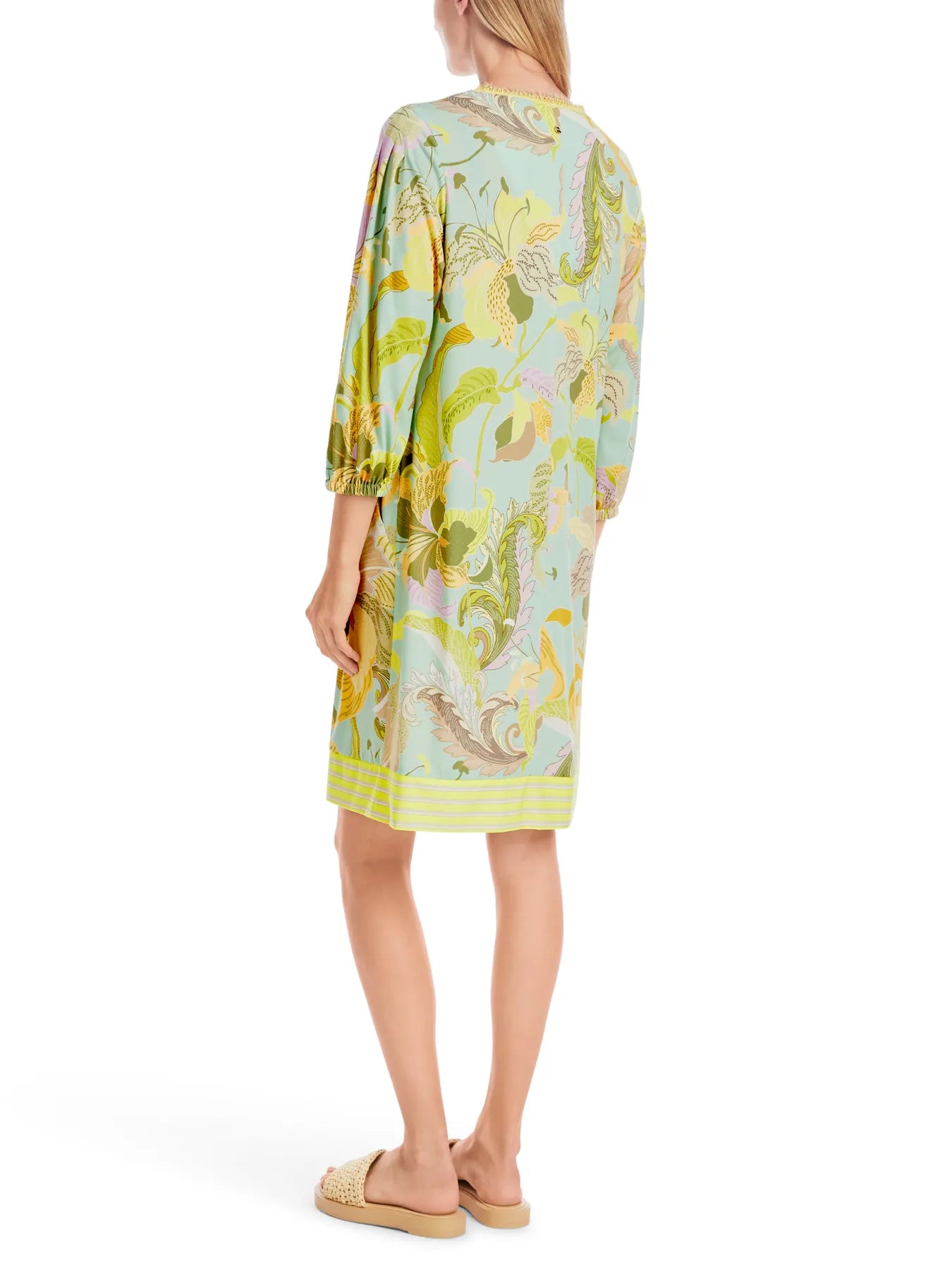 MARC CAINYC 21.51 J38  Tunikakleid mit Print Gelb