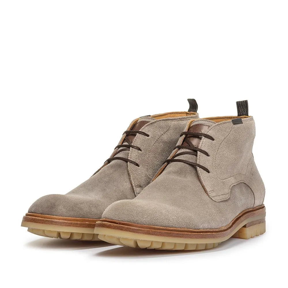 Floris van Bommel SFM-50147-22-01 De Hamer 01.01 Herren Schnürer Suede Light Brown