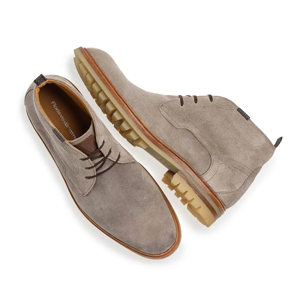 Floris van Bommel SFM-50147-22-01 De Hamer 01.01 Herren Schnürer Suede Light Brown