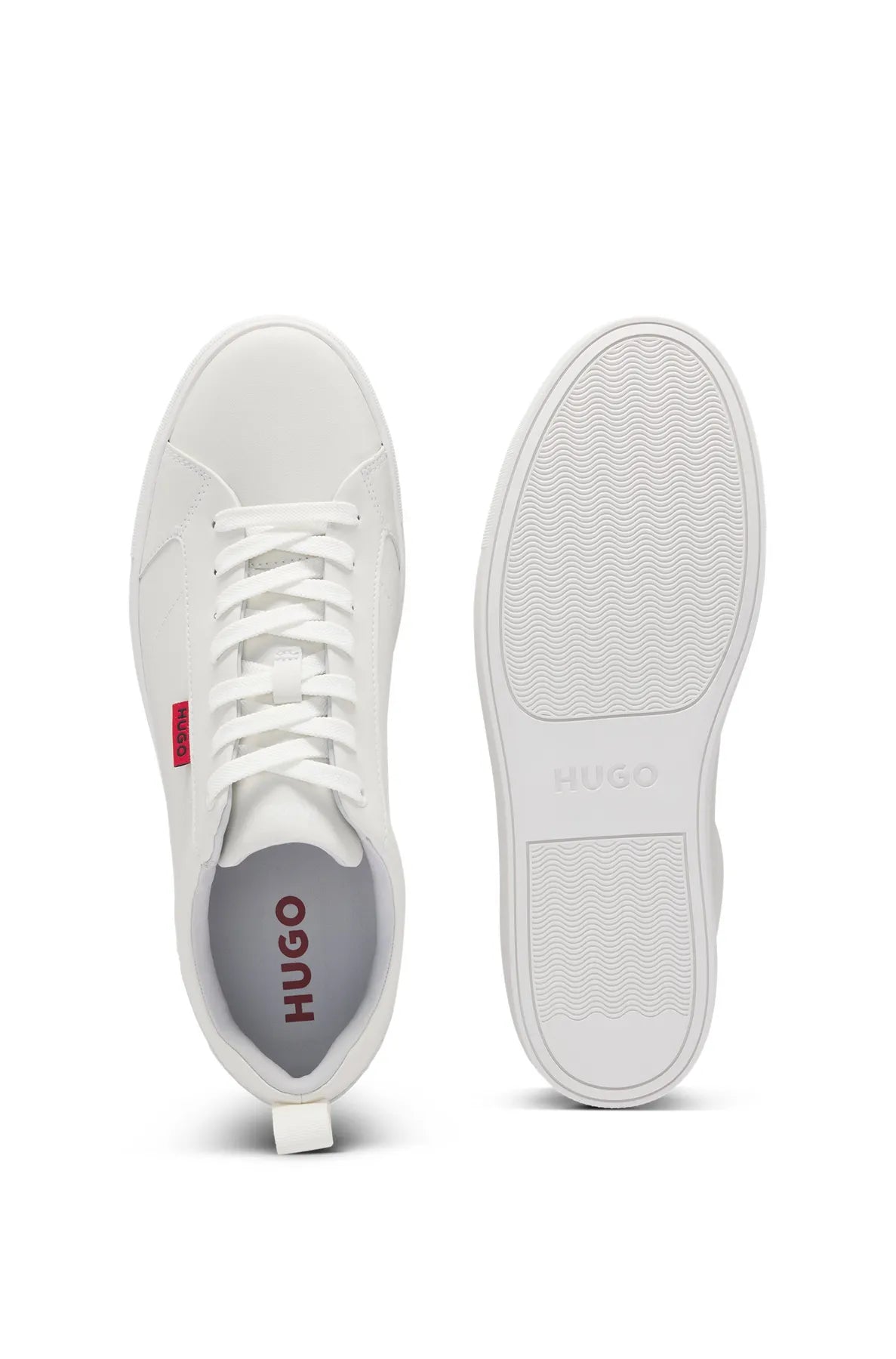 HUGO 50541210 Morrie_Tenn_napu_N Herren Sneakers Weiß