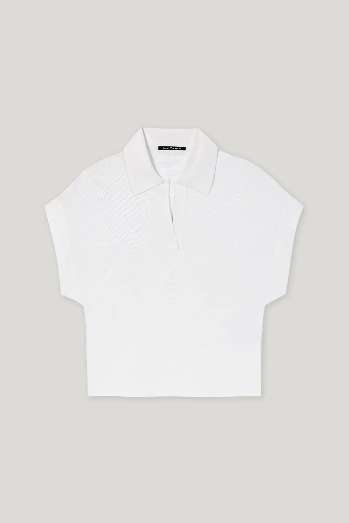 LUISA CERANO 118637/5866-0Pullover Kurzarm Weiß