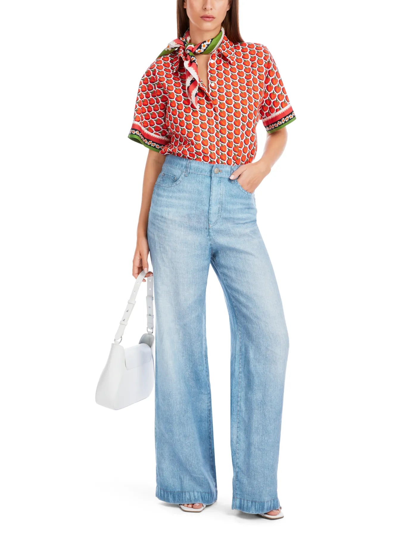 MARC CAIN YP 81.47 W38 Rethink Together WARRI Damen Hose Blau