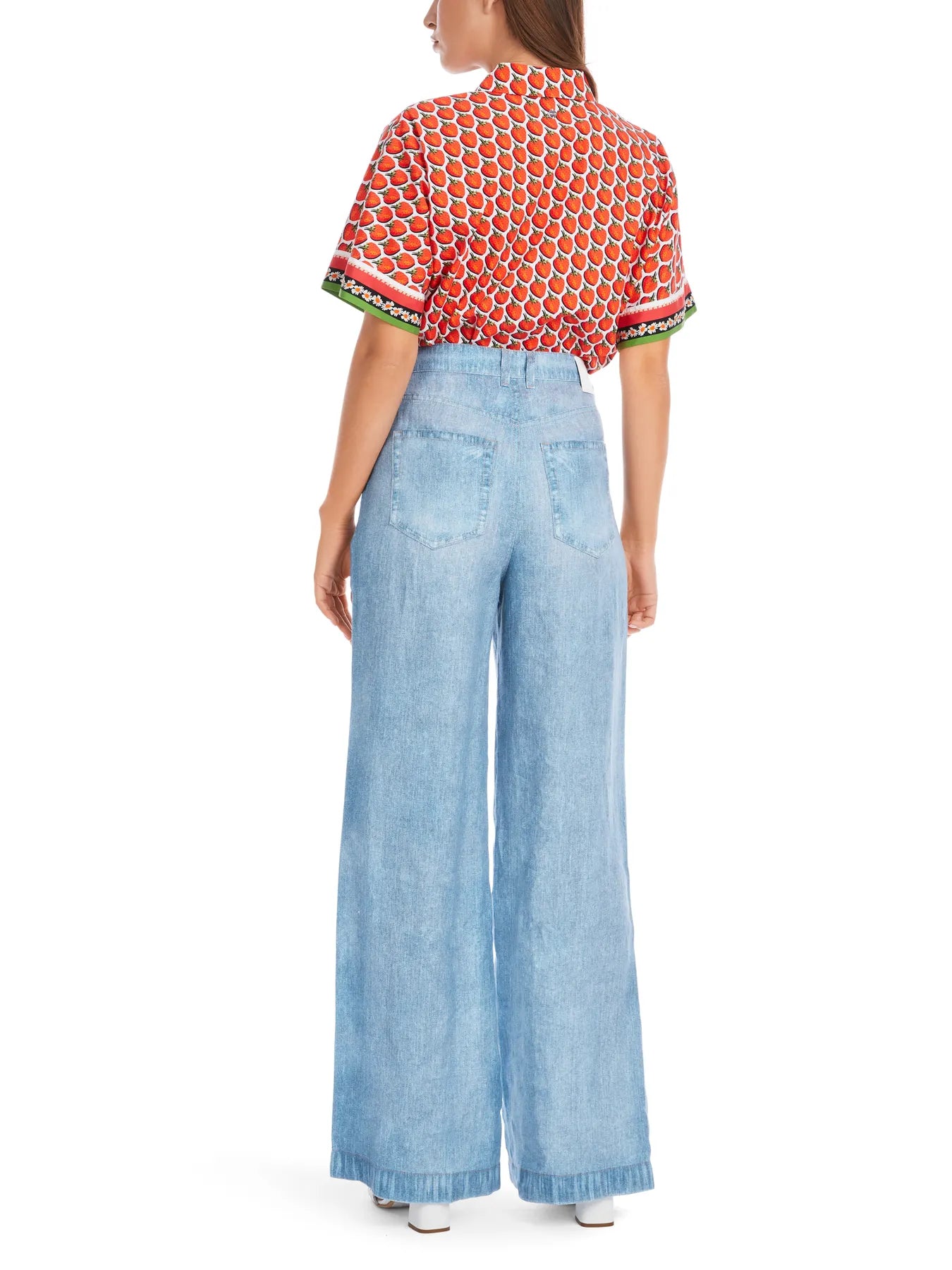 MARC CAIN YP 81.47 W38 Rethink Together WARRI Damen Hose Blau