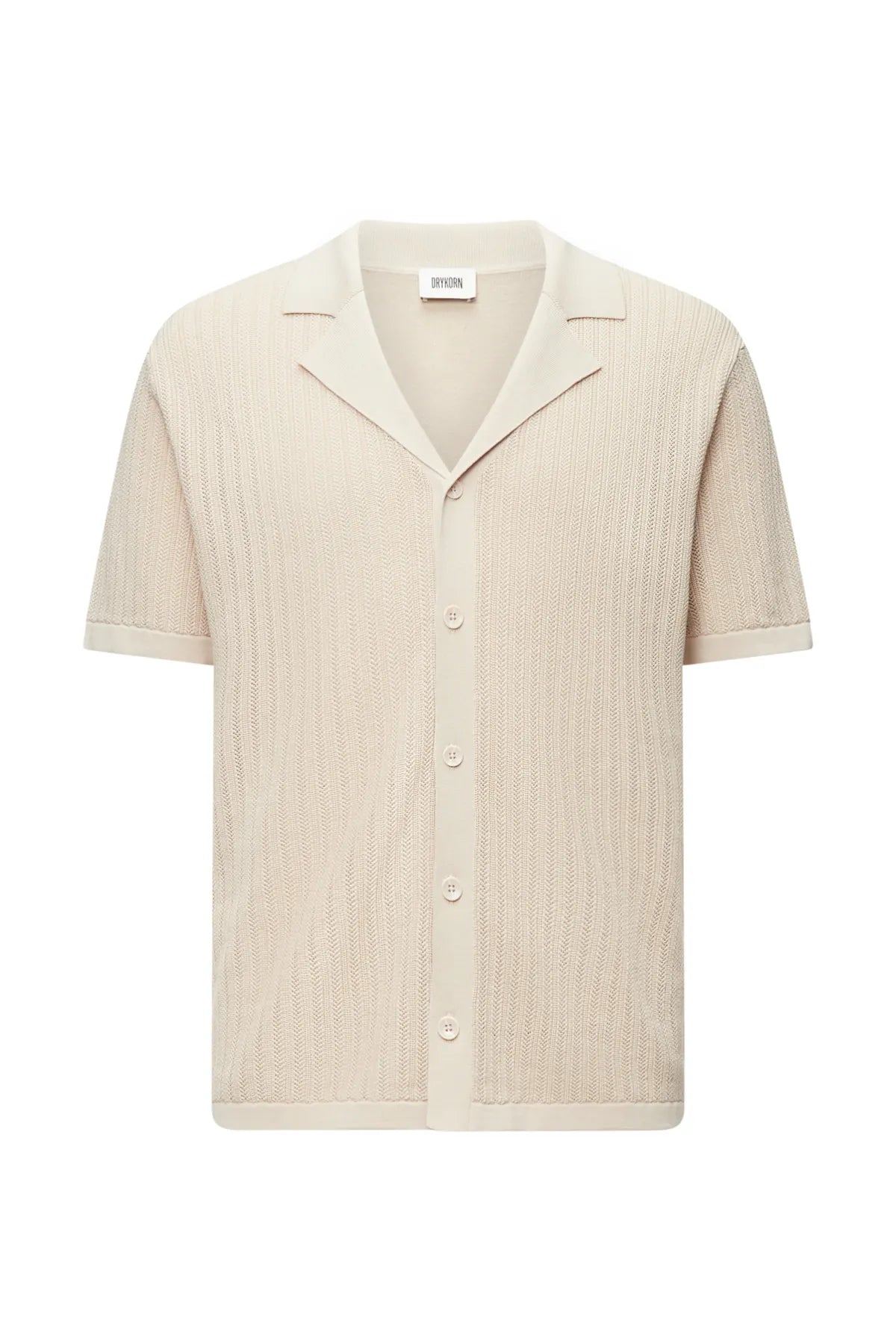 DRYKORN 420147 RAY 10 Herren Strickhemd aus reiner Baumwolle