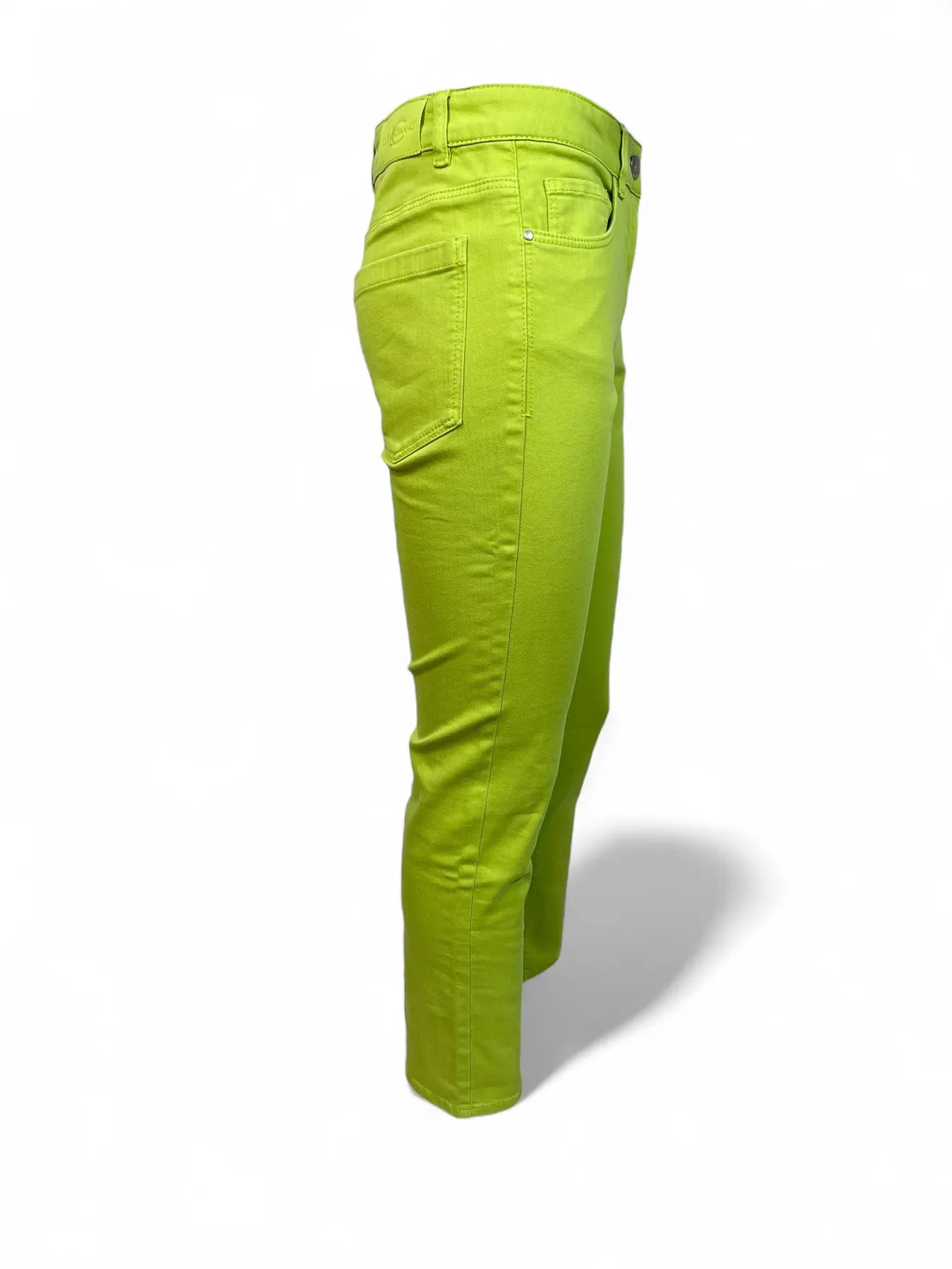 LUISA CERANO 617738/4162-0 Tapered-Colour-Denim Damen Jeans pea green