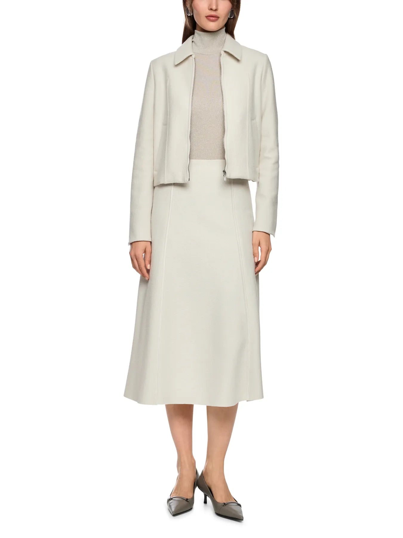 MARC CAIN ZC 31.12 J30 Schurwolljacke smoke