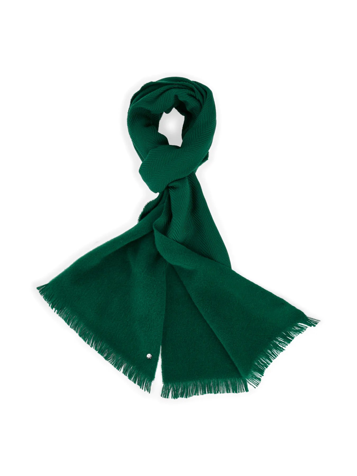 MARC CAIN ZC B4.17 Z21 Walkschal aus reiner Schurwolle Grün