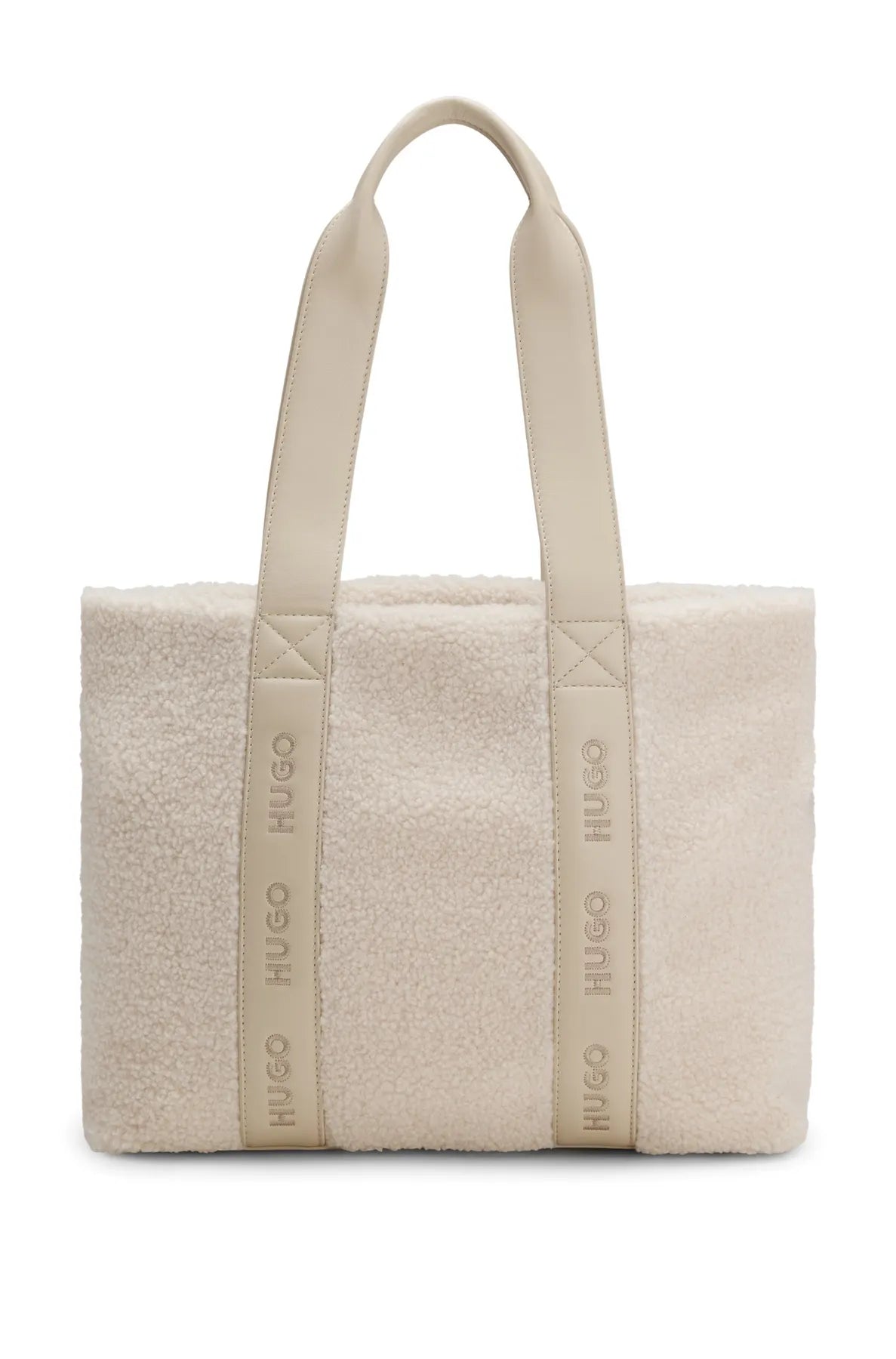 HUGO 50552302 Becky SH_Tote SM Shopper Beige