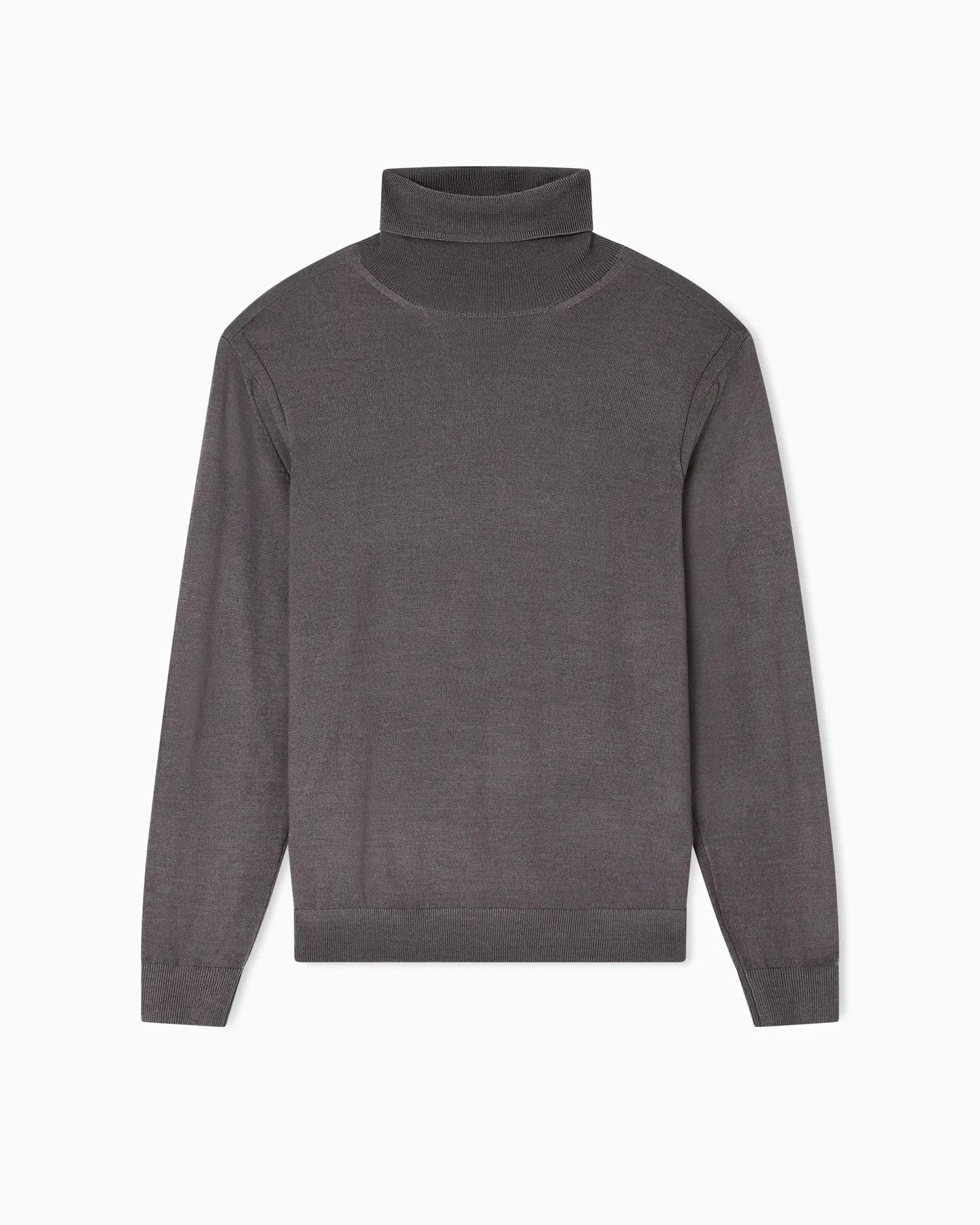 ARMANI  XM000900 AF11982 FEINSTRICK ROLLKRAGEN PULLOVER GRAU