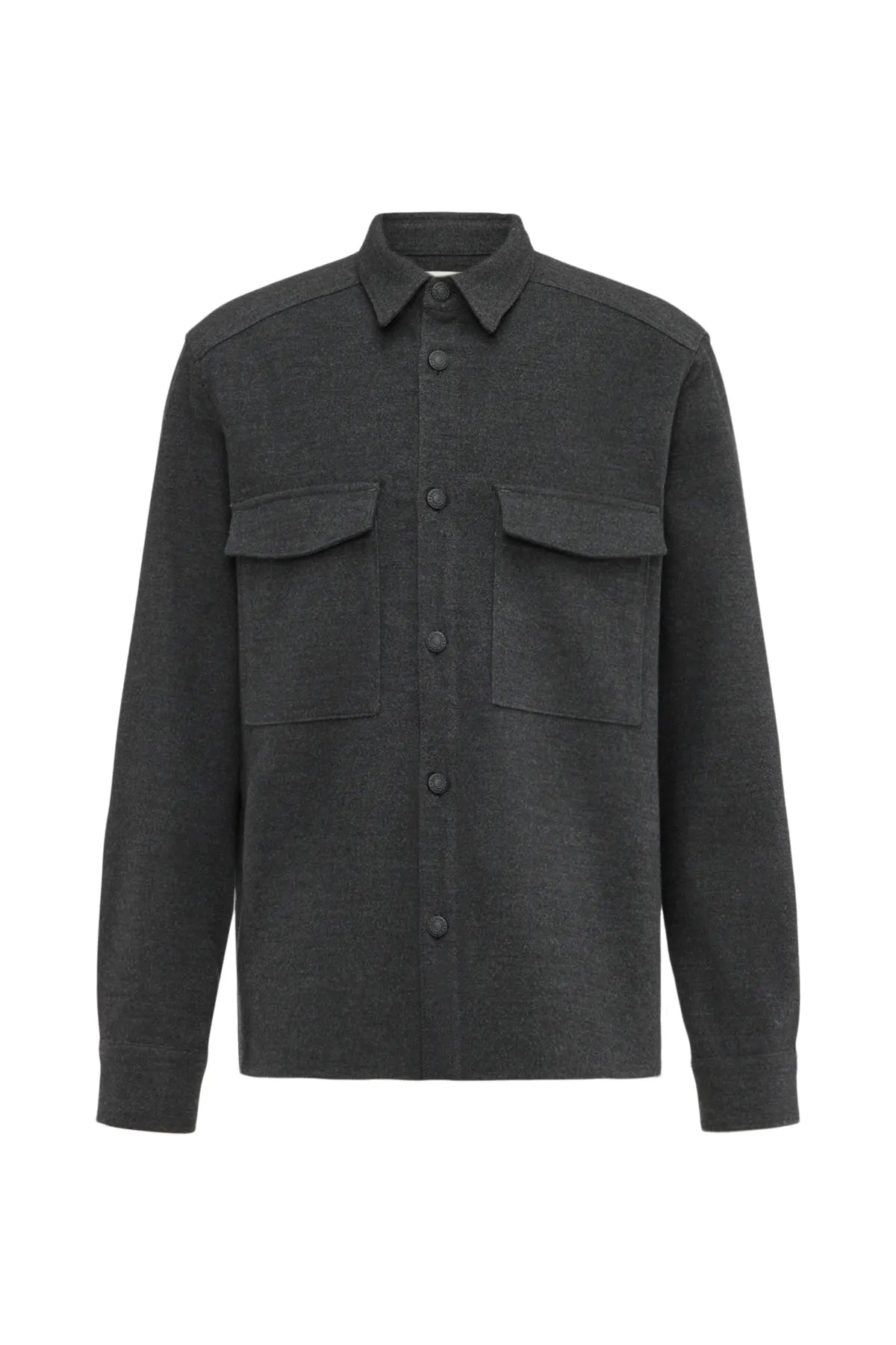 DRYKORN 120211 GUNRAY 10 OVERSHIRT FLANEL GRAU 6100