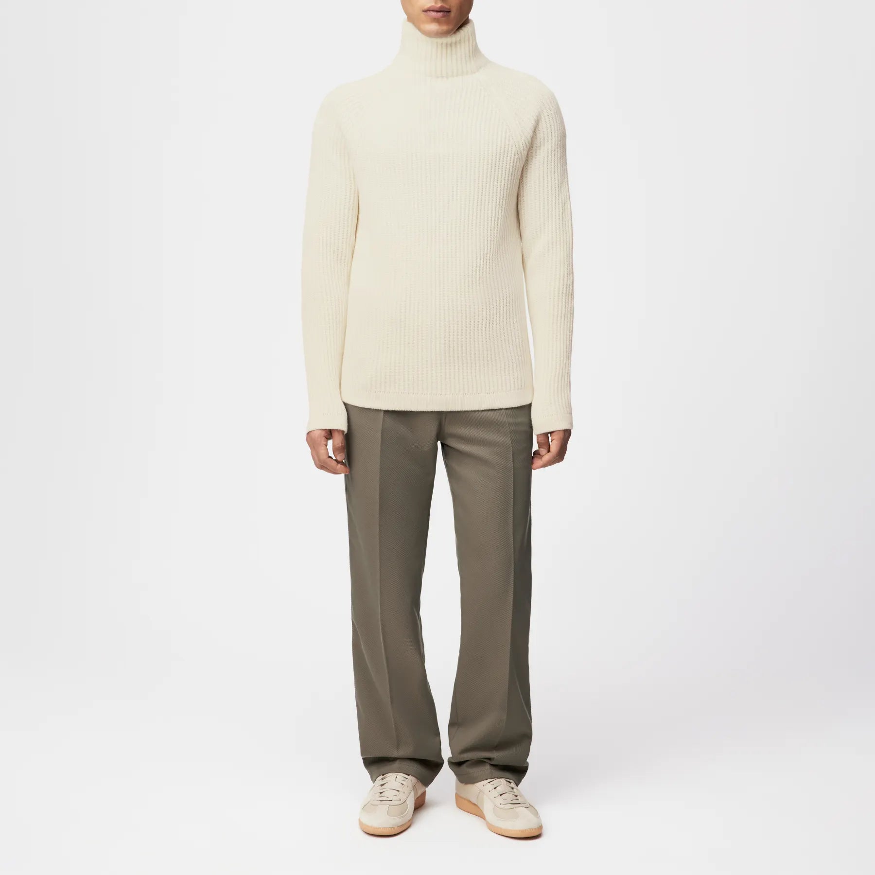 DRYKORN 422001 ARVID 10  PULLOVER ALPAKA-MIX WOLLWEISS 1900