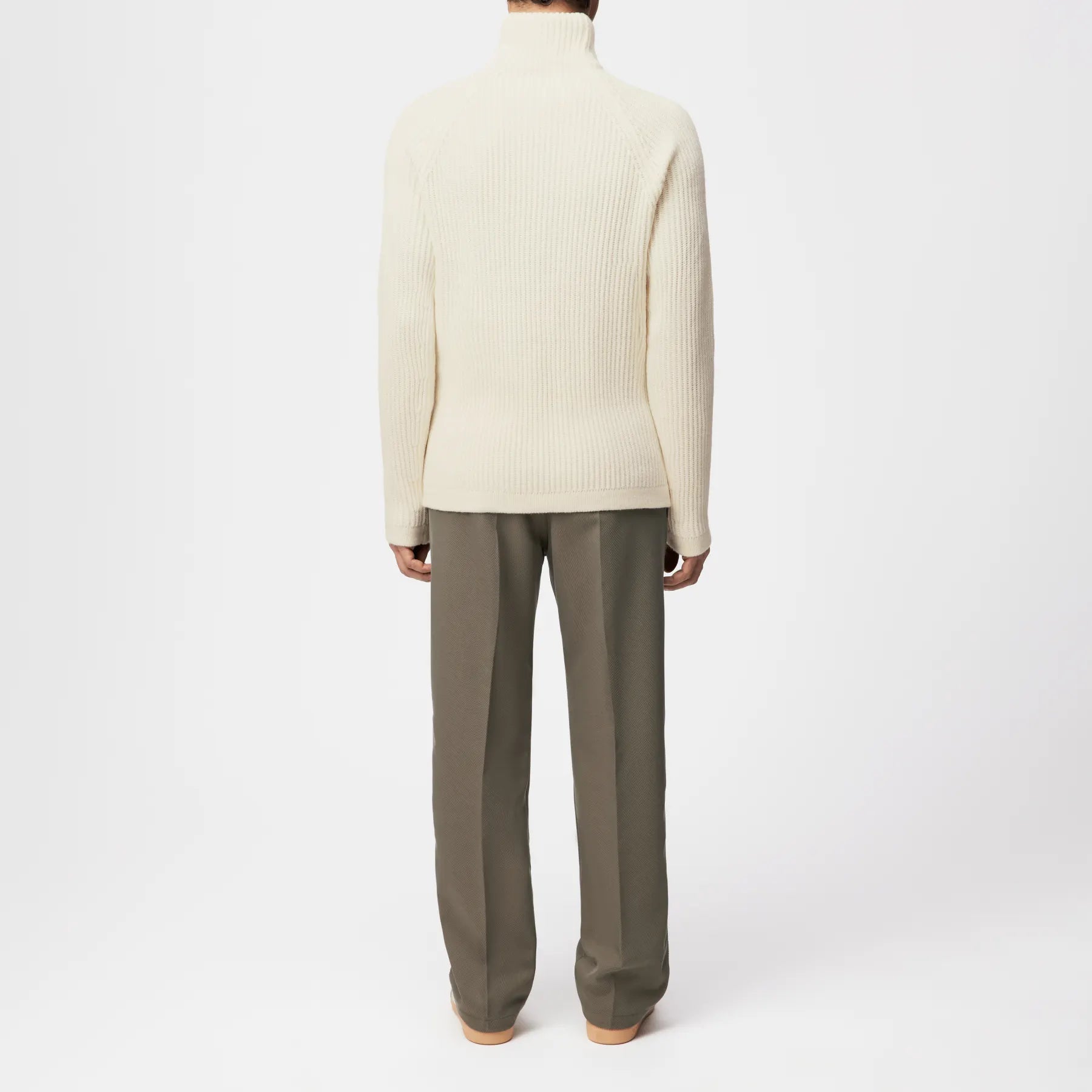 DRYKORN 422001 ARVID 10  PULLOVER ALPAKA-MIX WOLLWEISS 1900