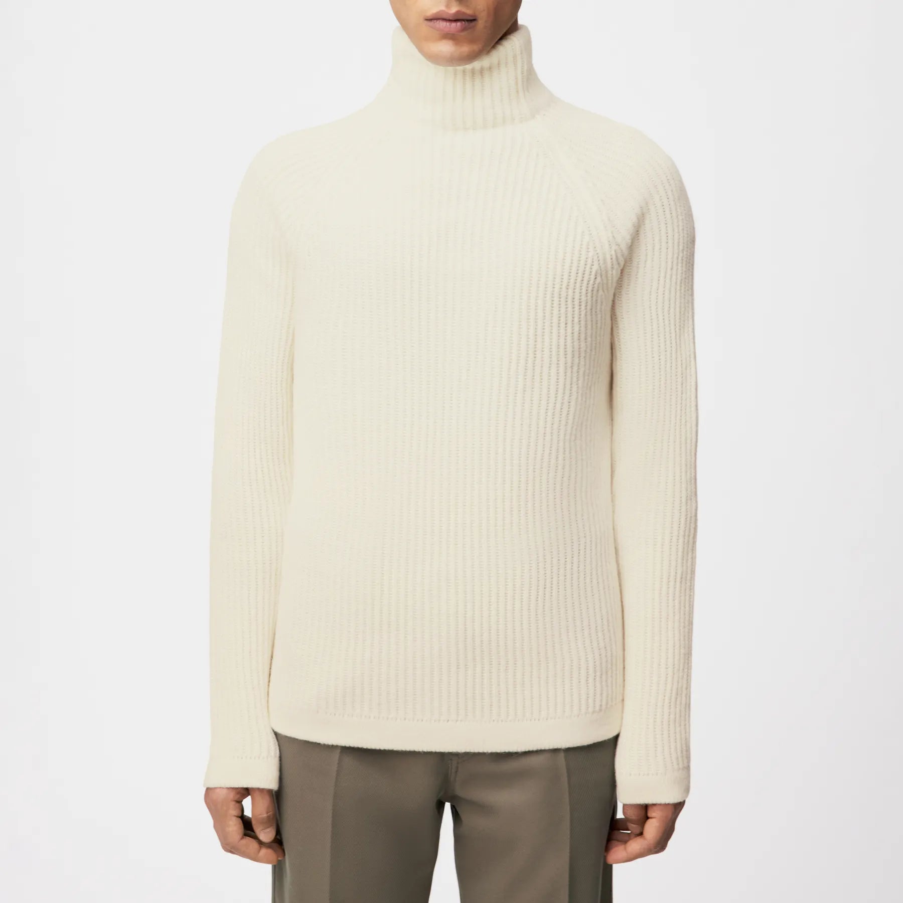 DRYKORN 422001 ARVID 10  PULLOVER ALPAKA-MIX WOLLWEISS 1900