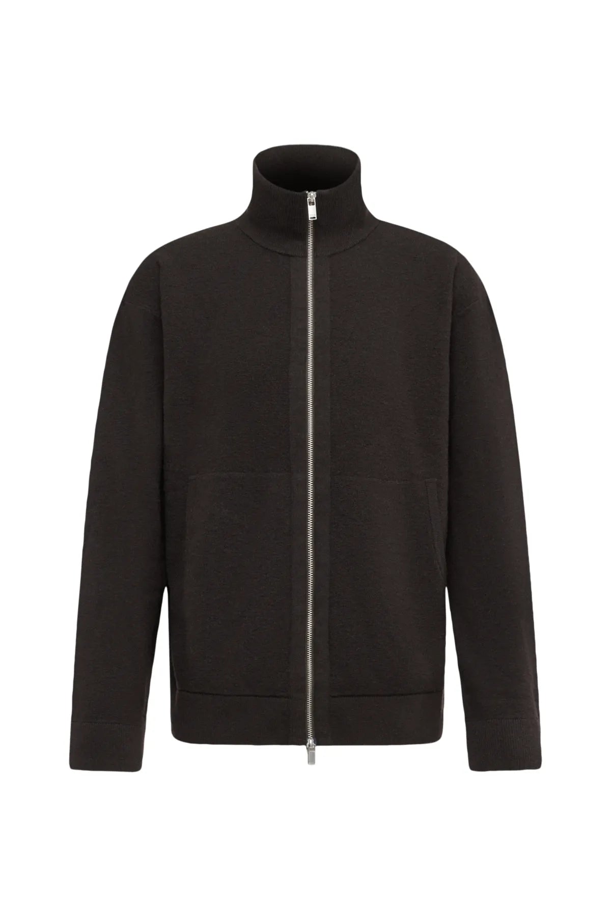 DRYKORN 420222 JANOR 10 ZIP STRICK JACKE BRAUN 1104