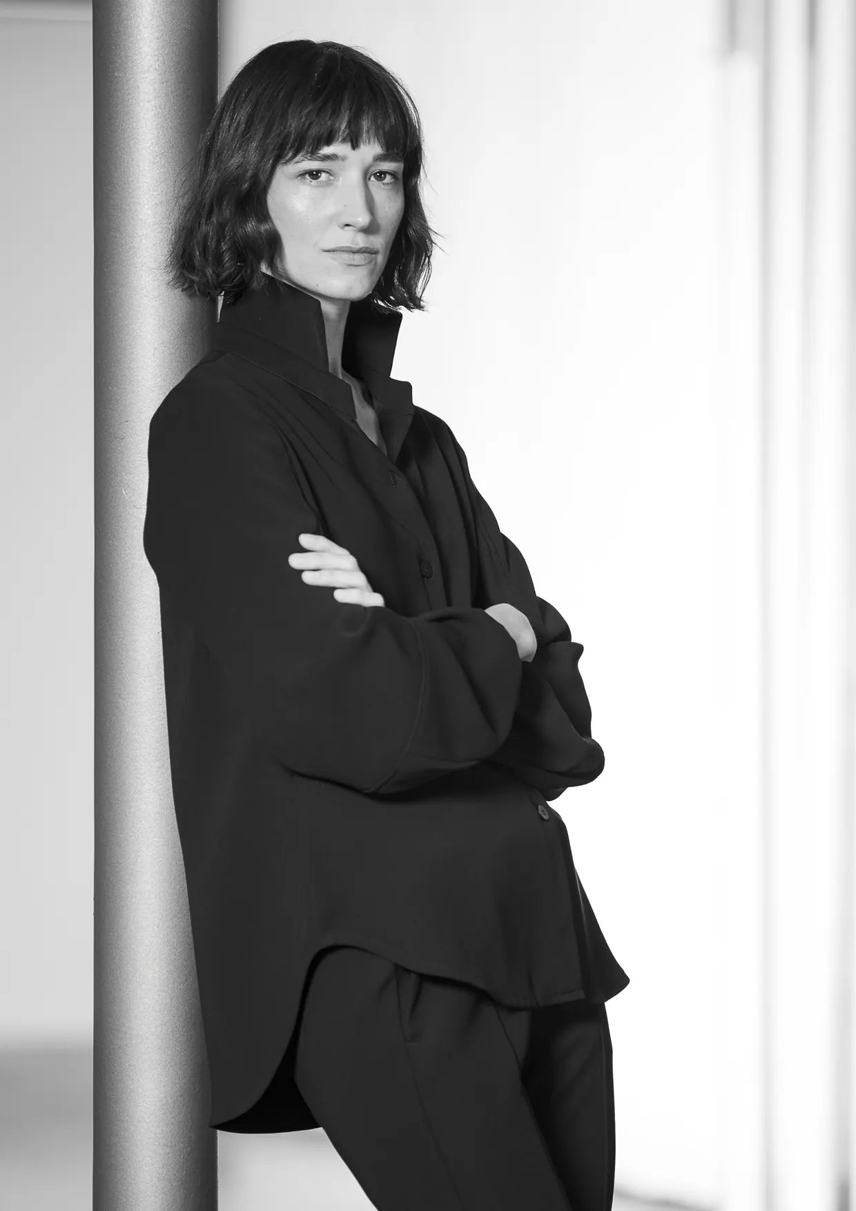 ANIA SCHIERHOLT BL3113/61 BLUSE BLACK.