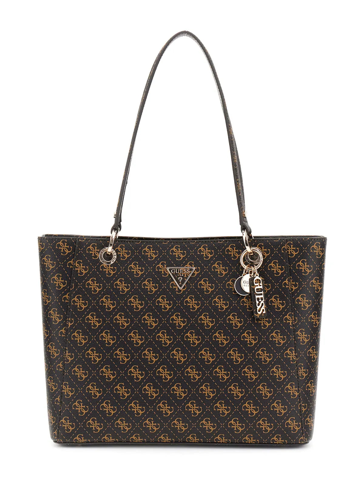 GUESS  HWQG96 72250 SHOPPER LOGO TASCHE BRAUN BNL