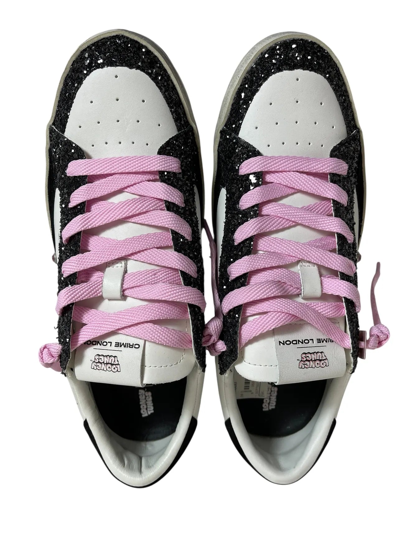 CRIME LONDON 88104AA8 Leder  Sneaker Comic Weiß