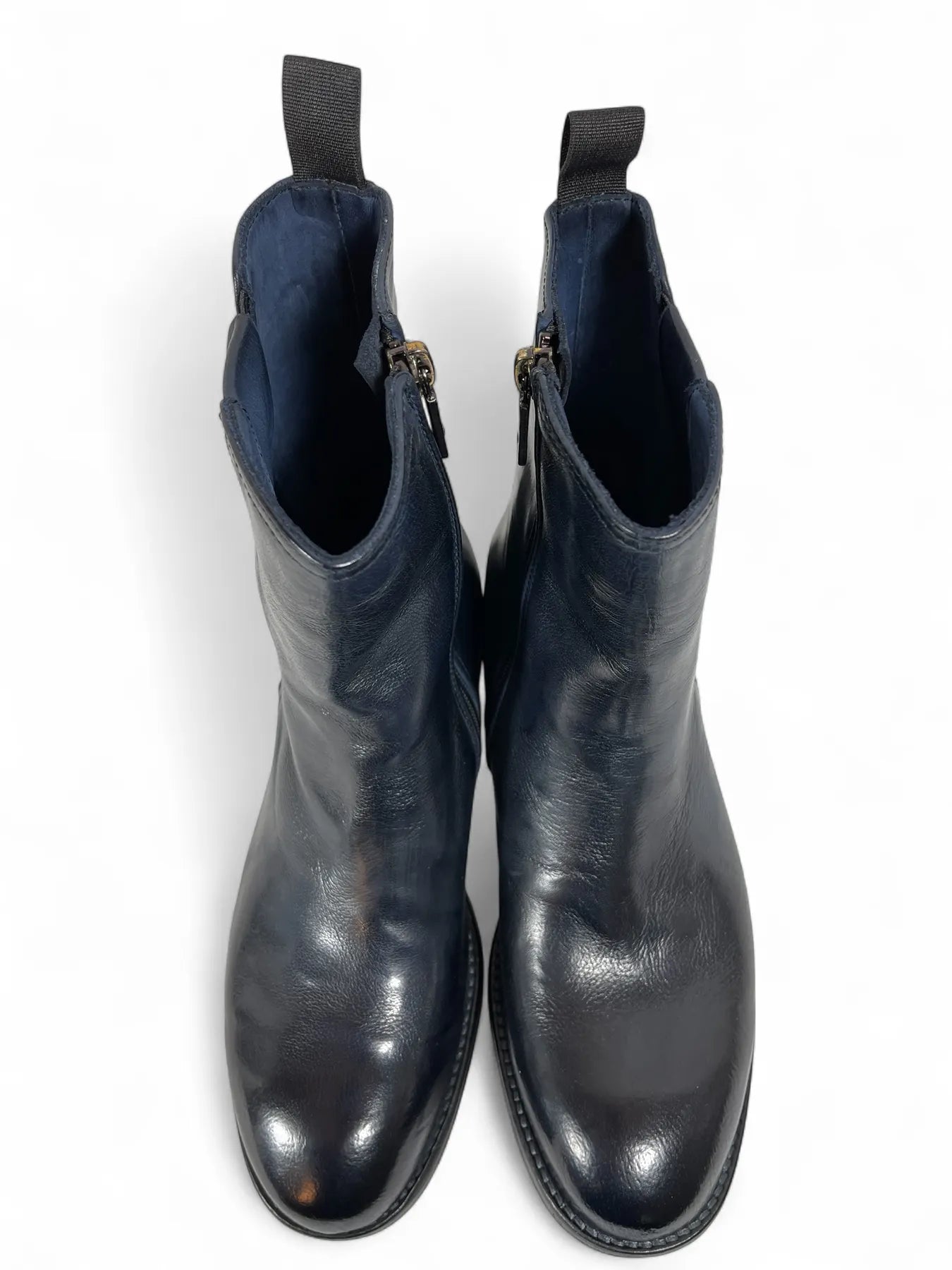 LEMARGO EA19A RANCH Damen Leder Stiefelette Blau.