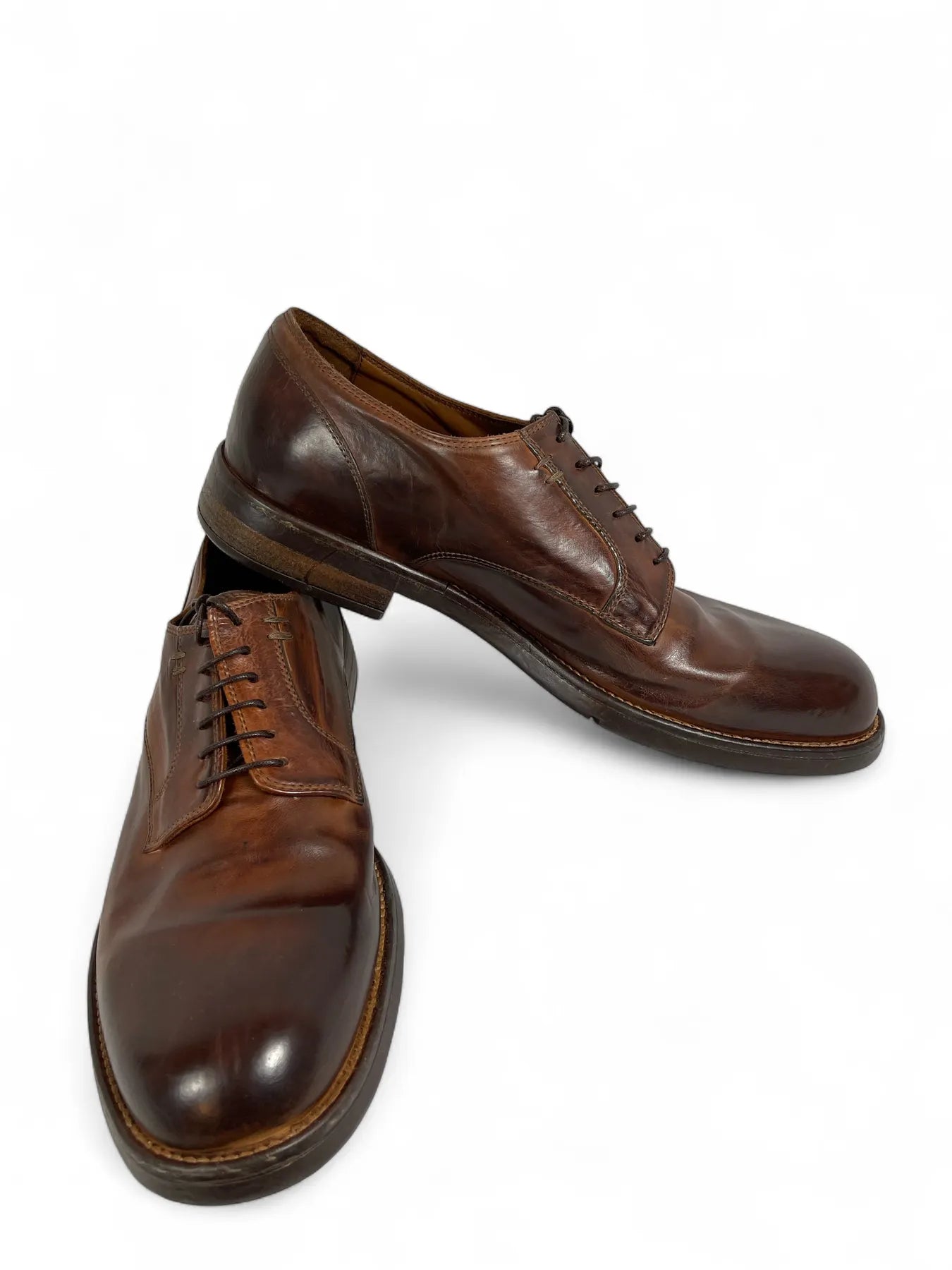 LEMARGO DF16A SERRANO Herren Leder Schuhe Cognac.