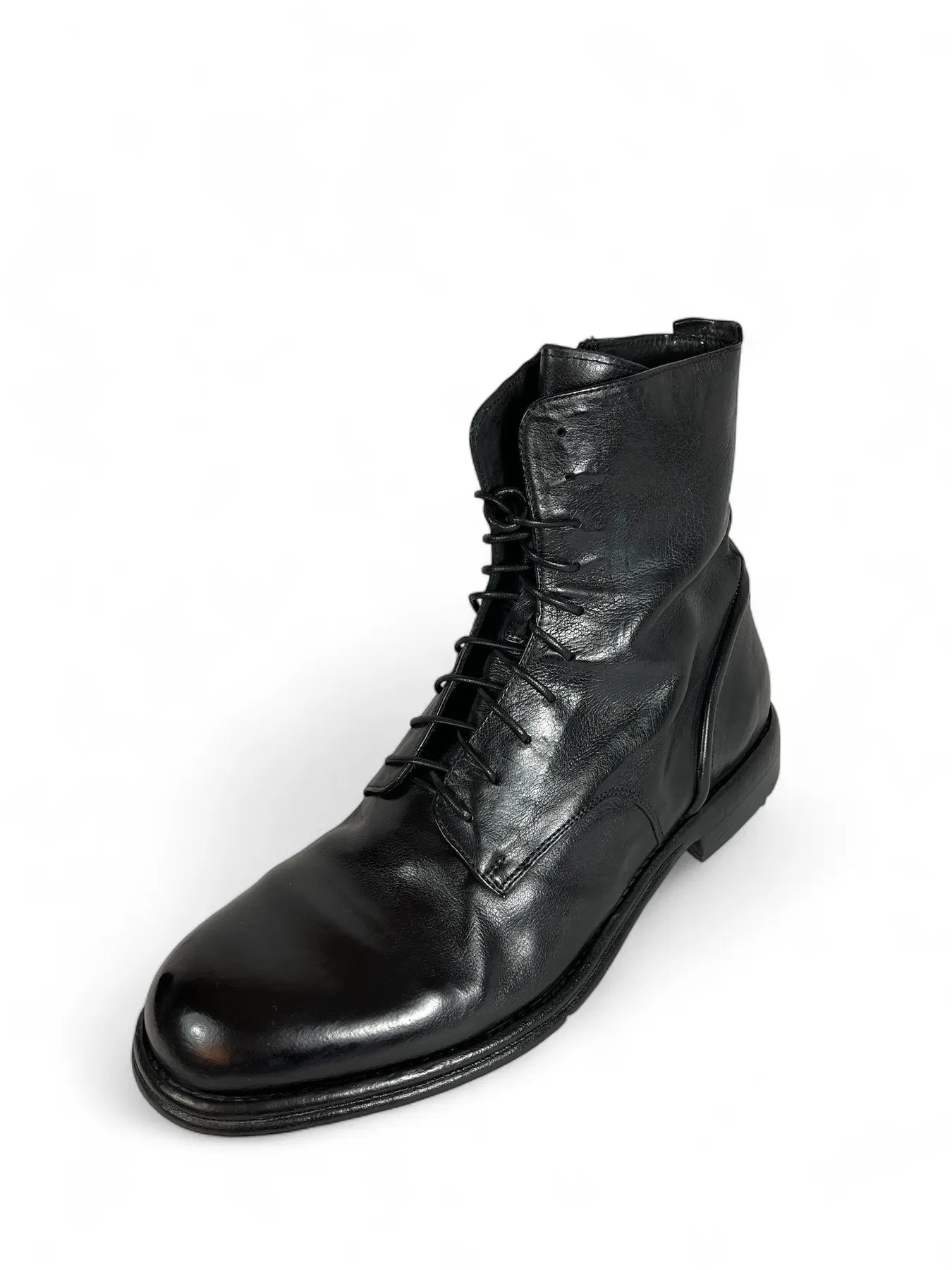 LEMARGO DF22A RANCH HERREN LEDER STIEFELETTE NERO.