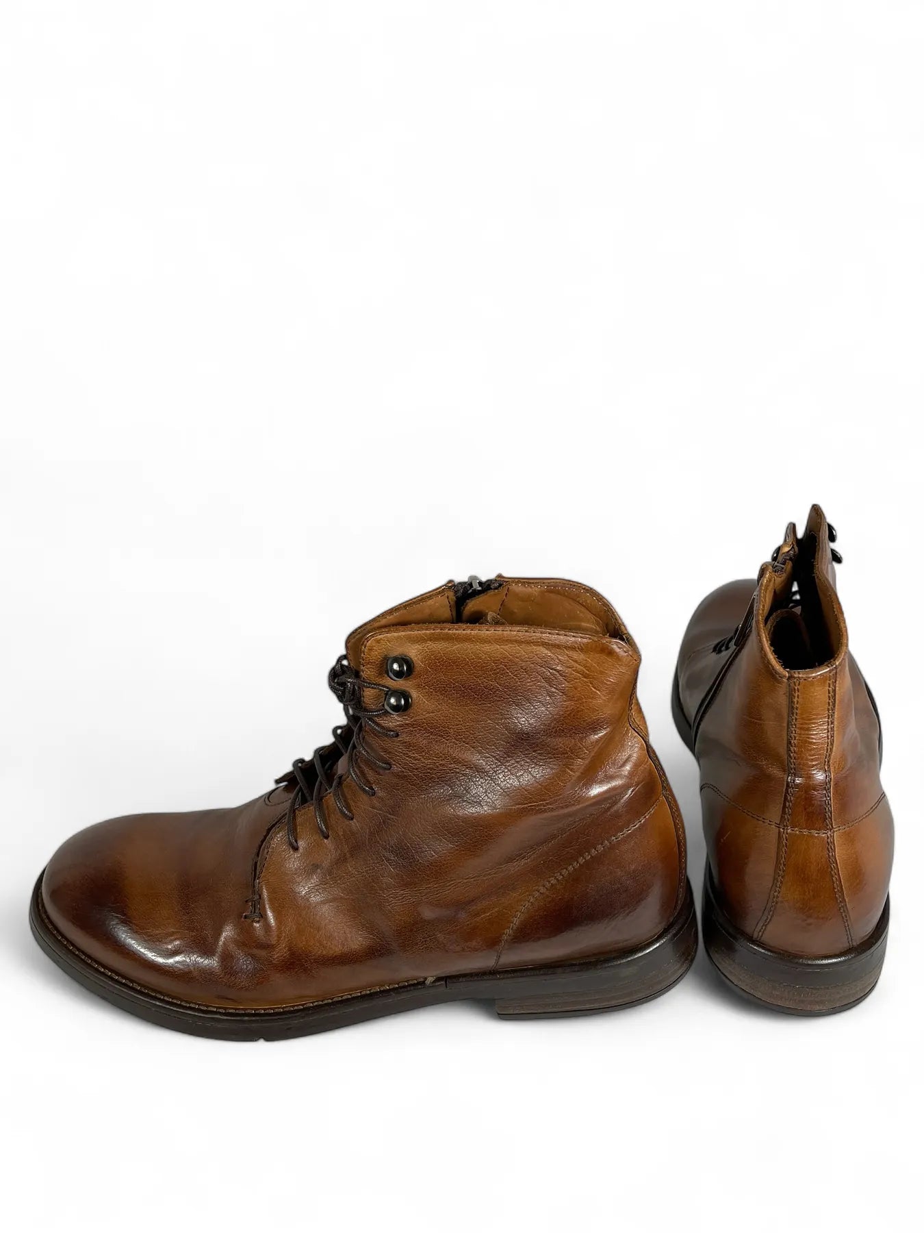 LEMARGO GB08A RANCH LEDER STIEFELETTE COGNAC.