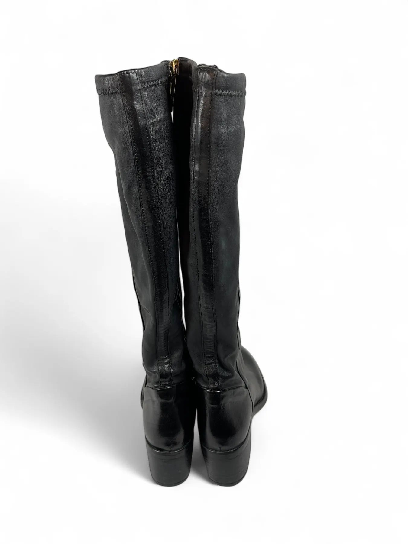 LEMARGO AP34A RANCH Damen Leder Schaftstiefel Nero.