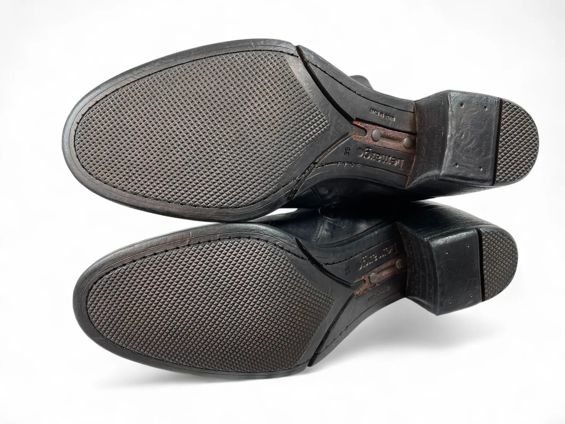 LEMARGO AP34A RANCH Damen Leder Schaftstiefel Nero.