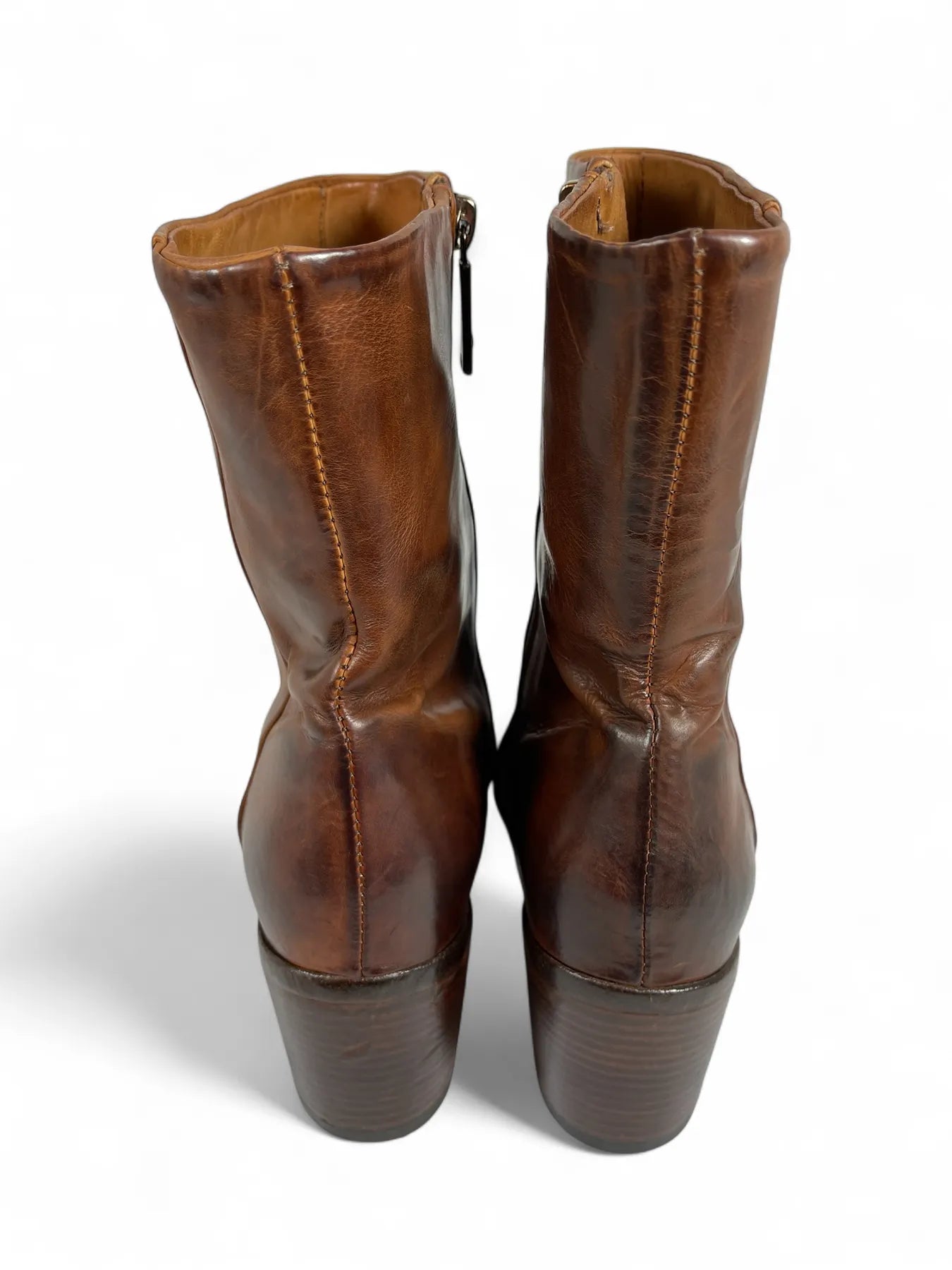 LEMARGO IO02A SERRANO Damen Leder Stiefelette Cognac.