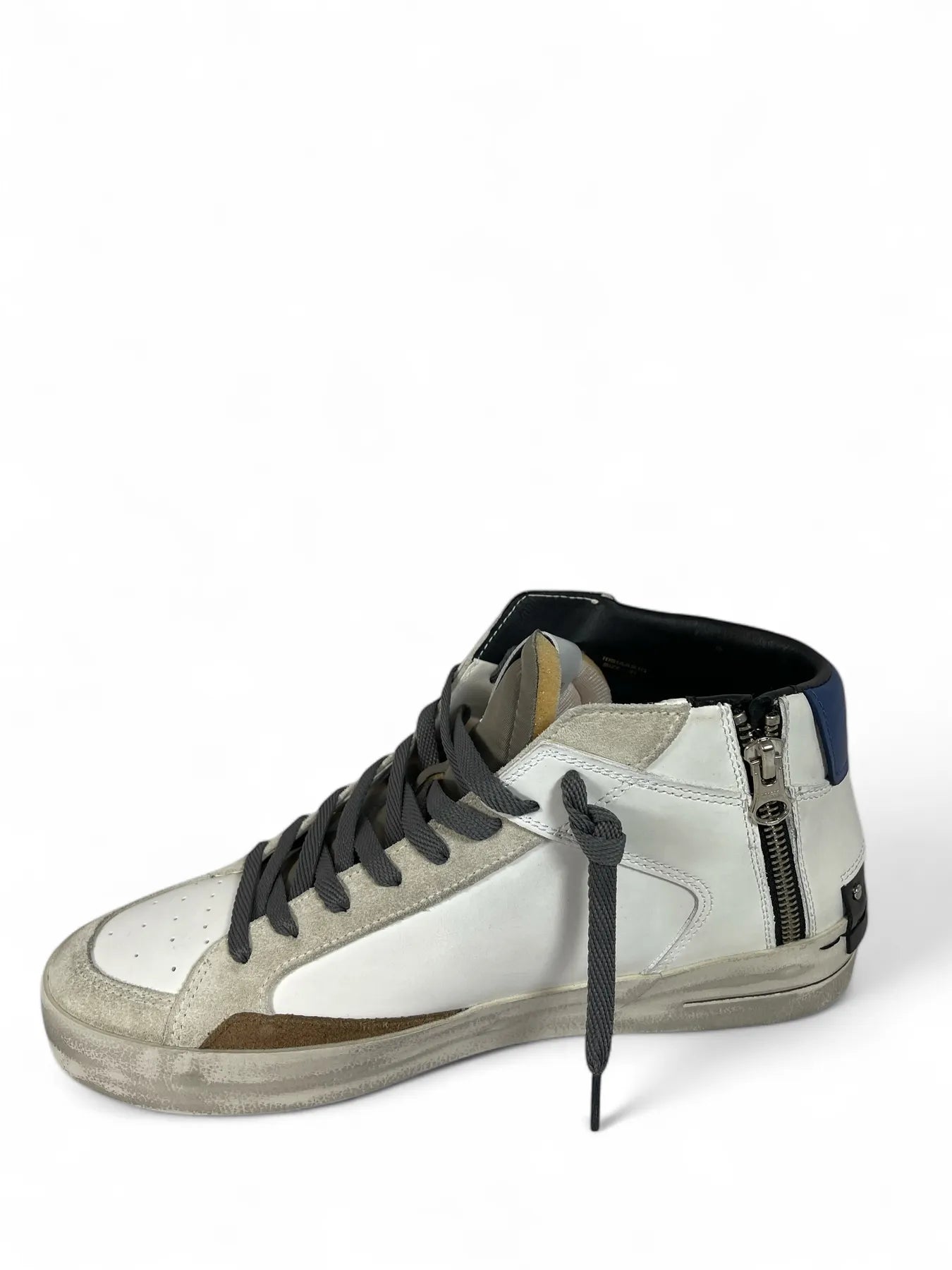 CRIME LONDON 11151AA8  High Top Sneaker SK8 Deluxe Mid Weiß