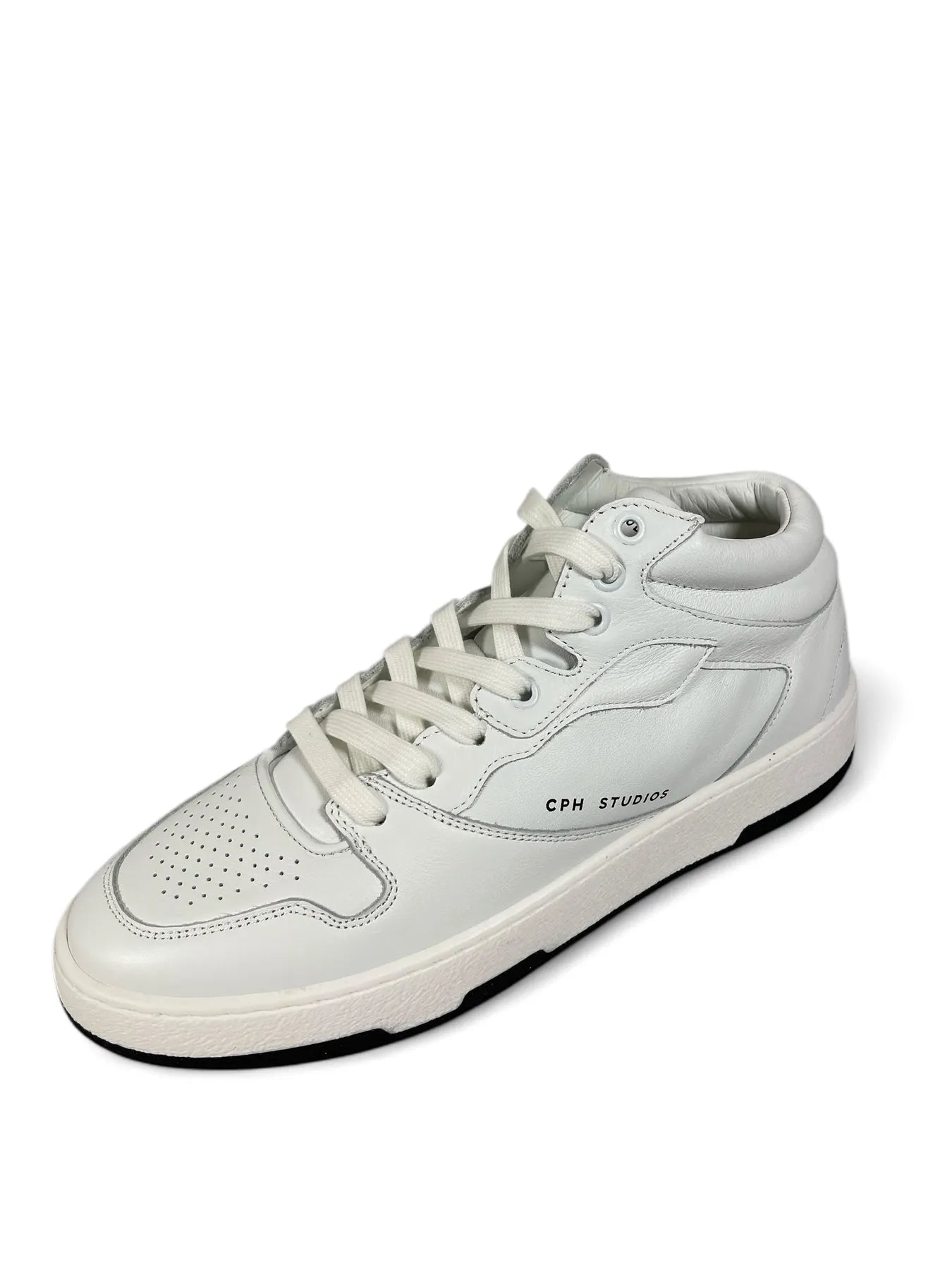 COPENHAGEN CPH469M LEATHER High Top Sneaker Leather White Weiß