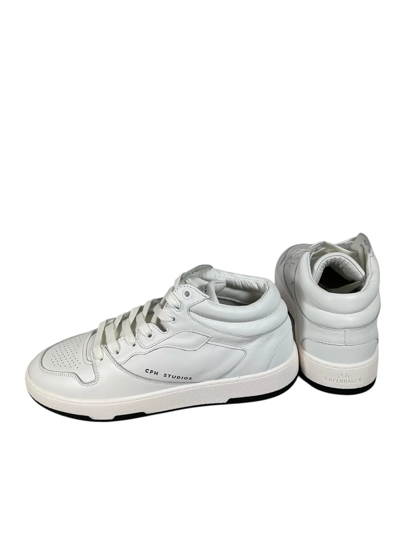 COPENHAGEN CPH469M LEATHER High Top Sneaker Leather White Weiß