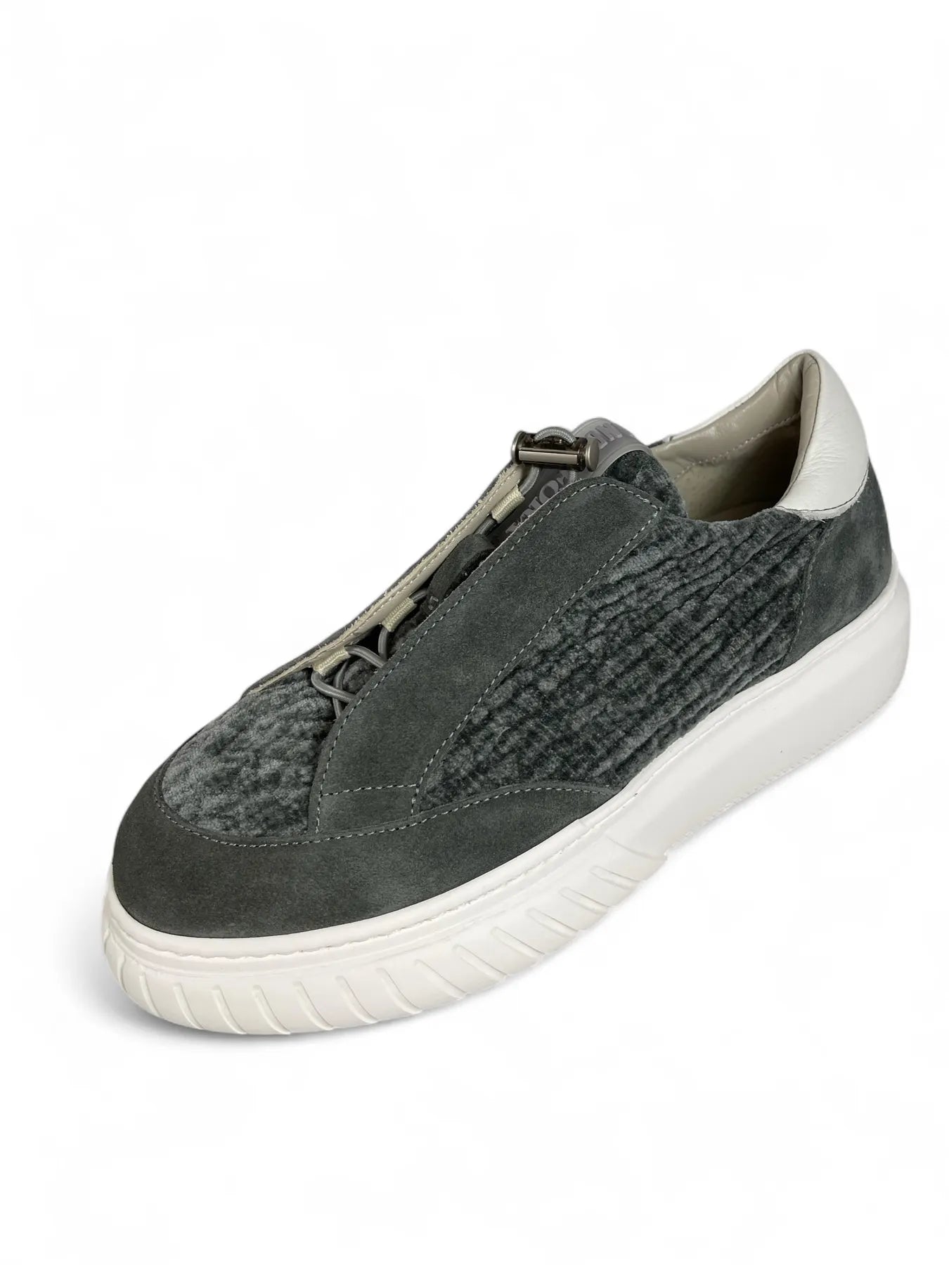 ANDIA FORA IVOR  PLATEAU SNEAKER BARK GREY.