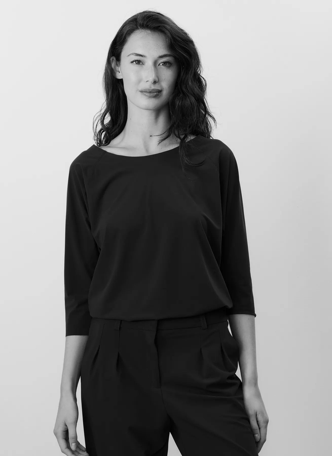 JAPAN TKY NARIKO BLUSE KNITTERFREI STRETCH VEGGIE 375