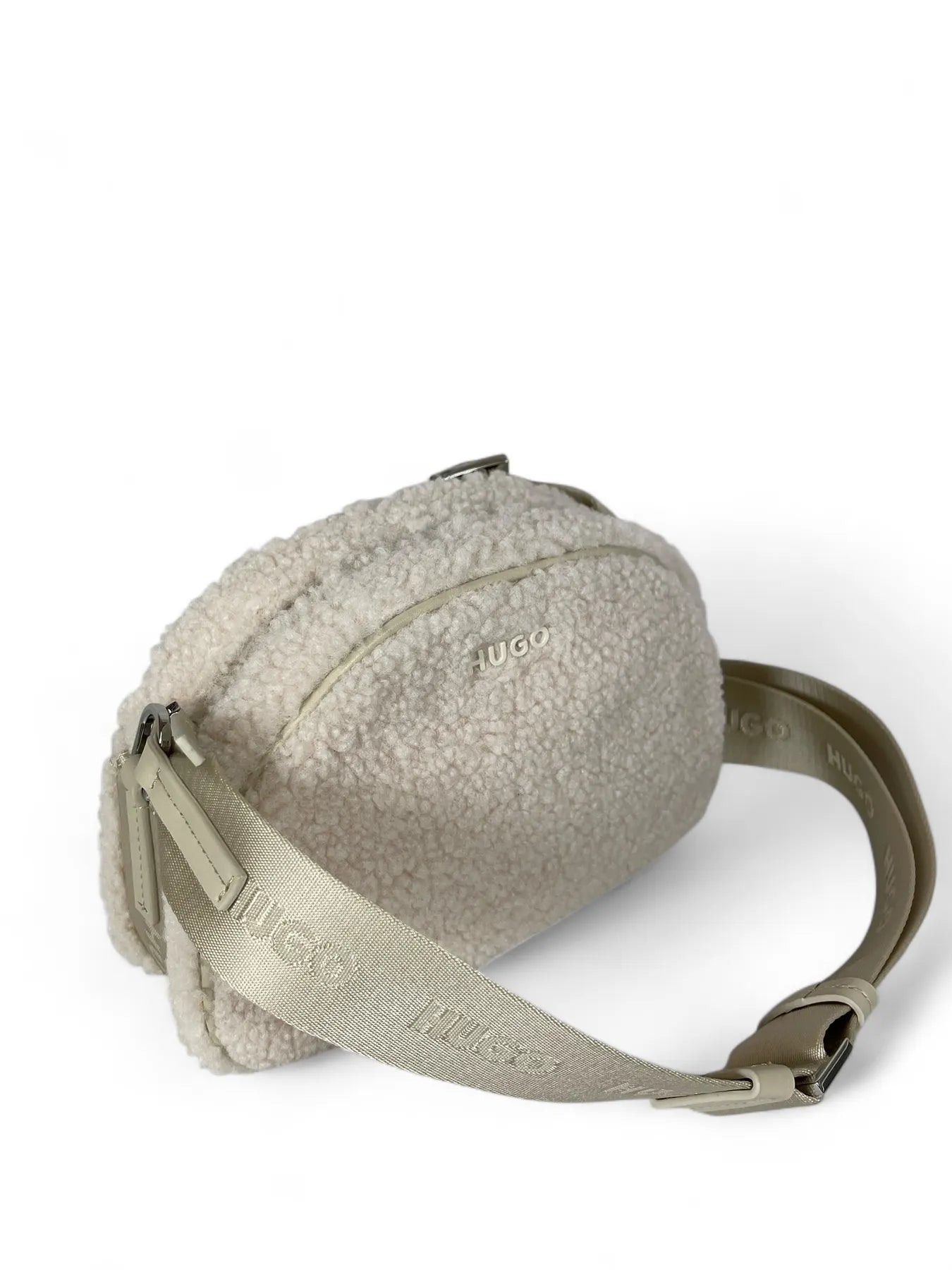 HUGO 50552297 Bel 2.0 SH_Crossb. M Tasche Crossbody Teddy Off White