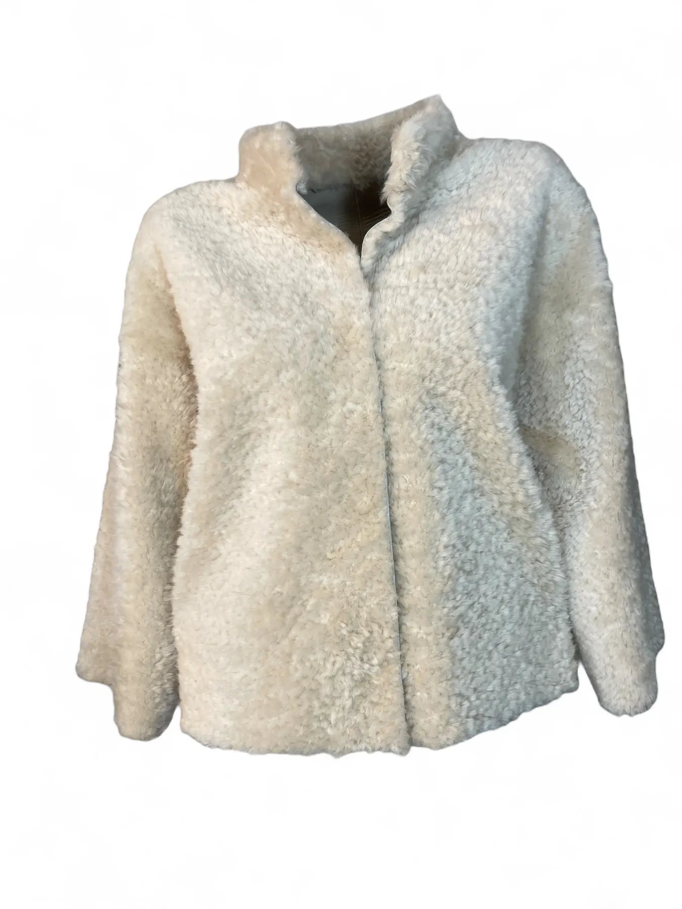 CPL 0H999  SCHIRLING IPHIGENIA LUXUS LAMMFELL WENDE JACKE IVORY