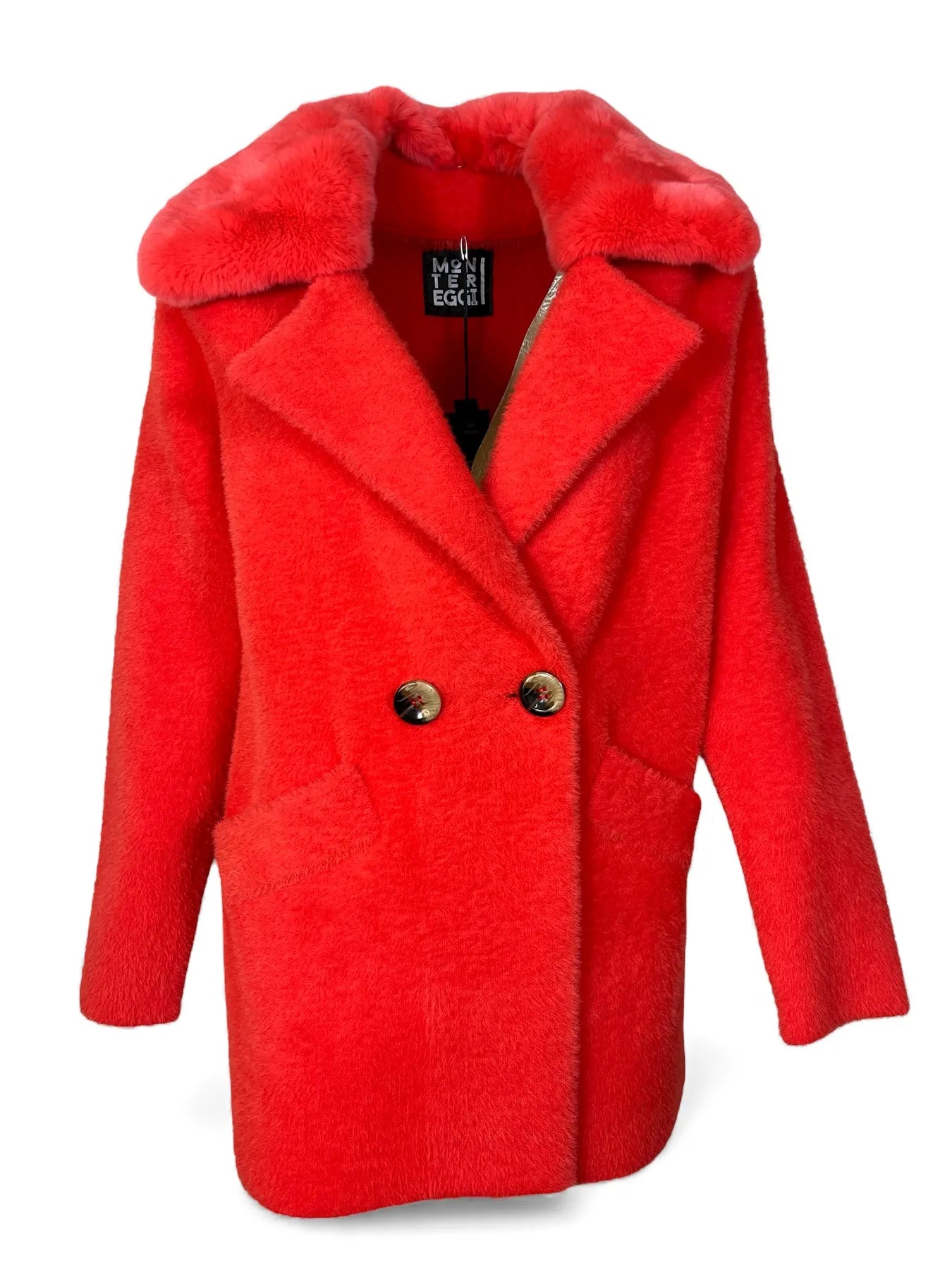 MONTEREGGI FW54742 W 850 TINA PLÜSCH JACKE ARANCIO.
