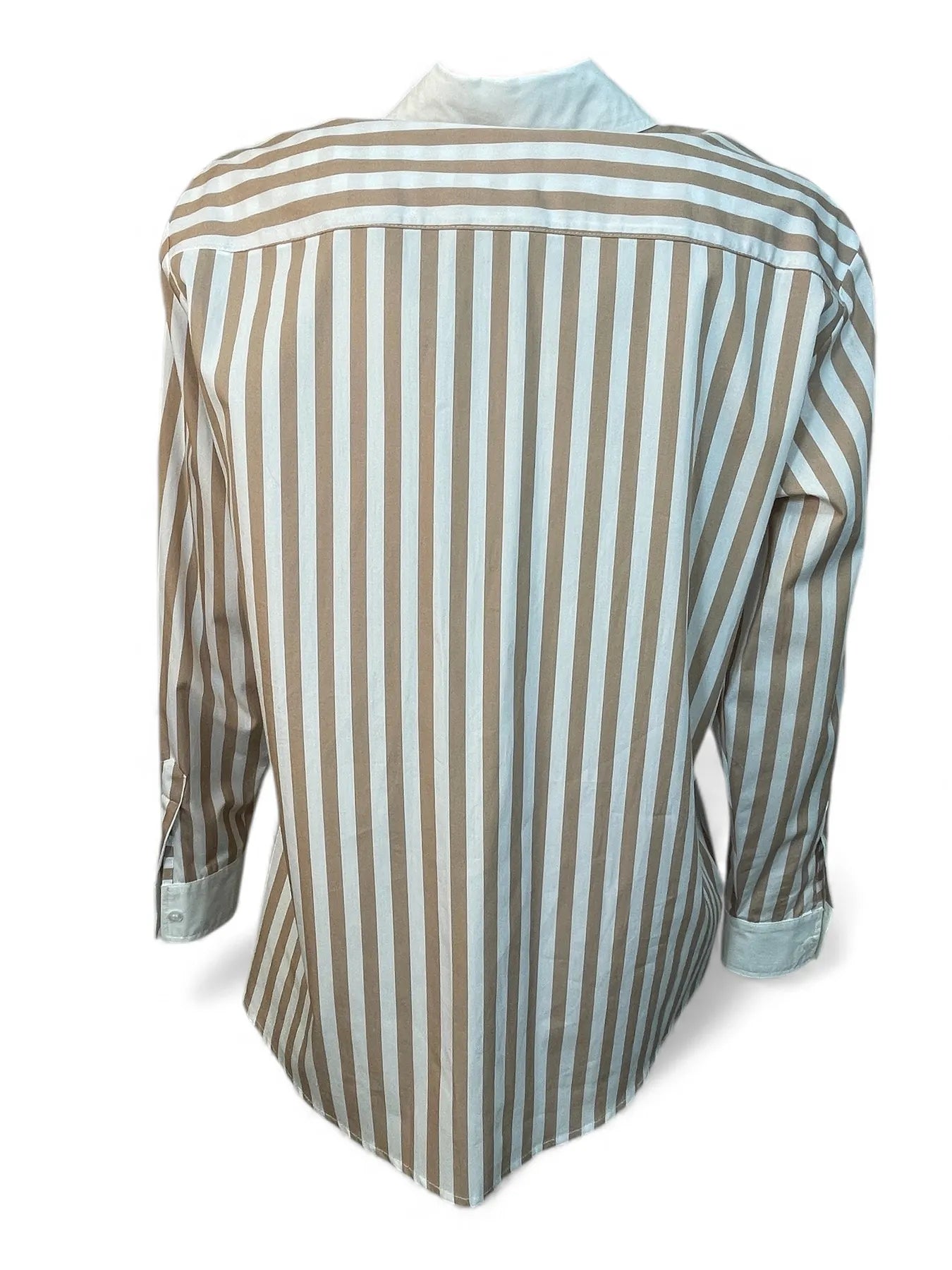 VICOLO RF0004 BLUSE MIT STREIFEN STRASS BEIGE