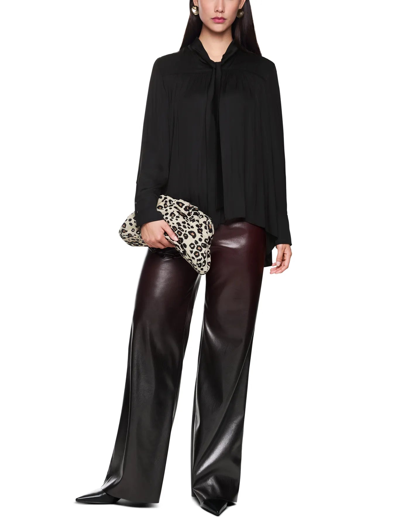 MARC CAIN 
                
                                            ZC 51.12 W26 Weite Schluppenbluse Rethink Together Black