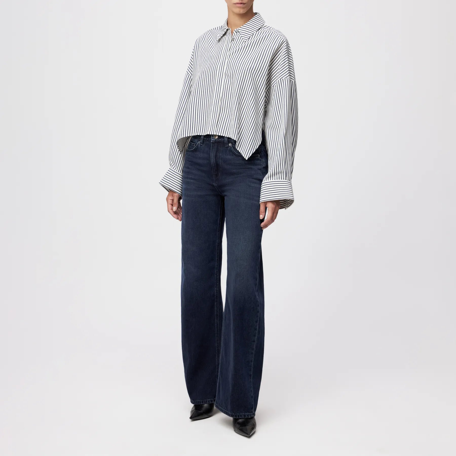 DRYKORN 144104 OSHIA 10 BUSINESS BLUSE MIT STREIFEN 3000