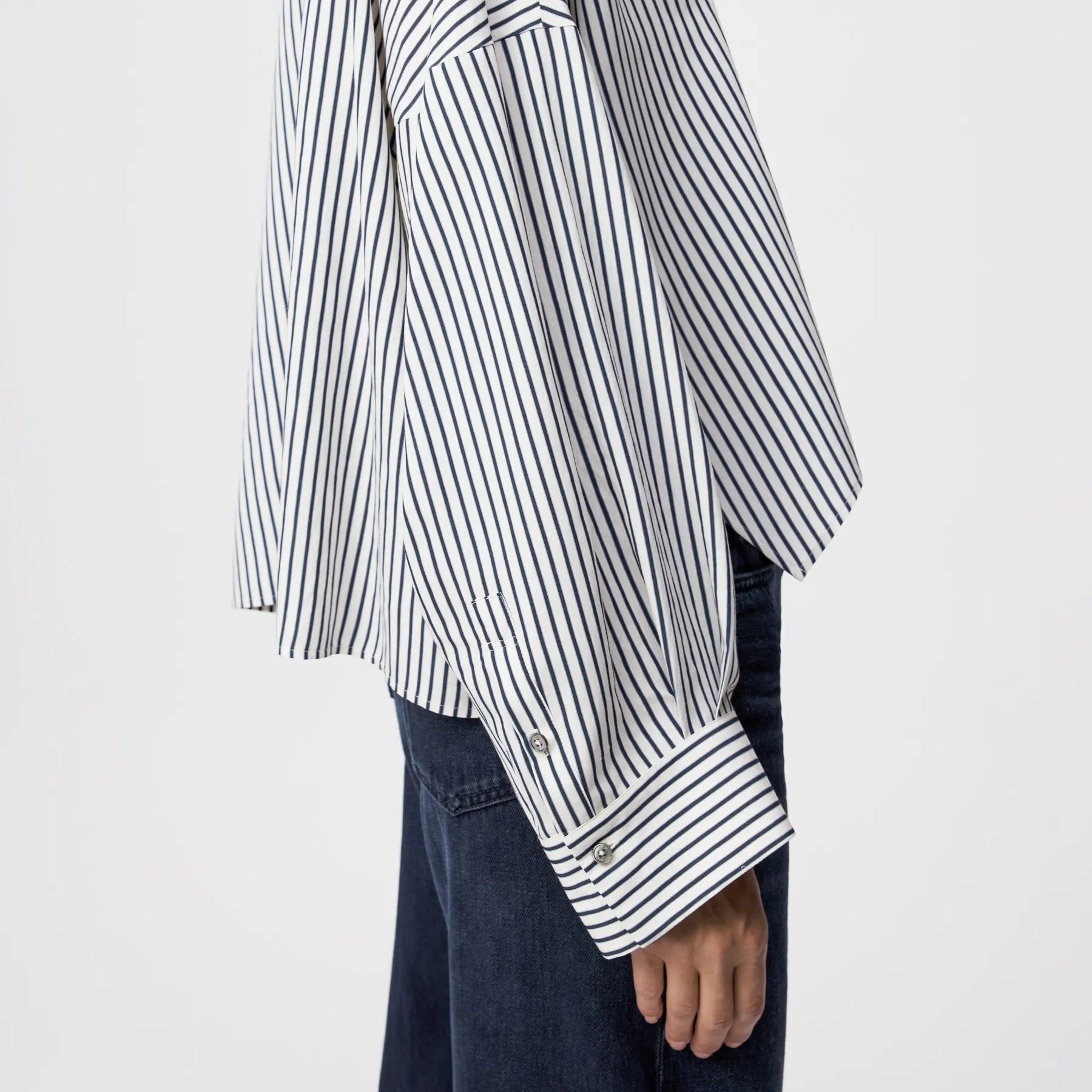 DRYKORN 144104 OSHIA 10 BUSINESS BLUSE MIT STREIFEN 3000